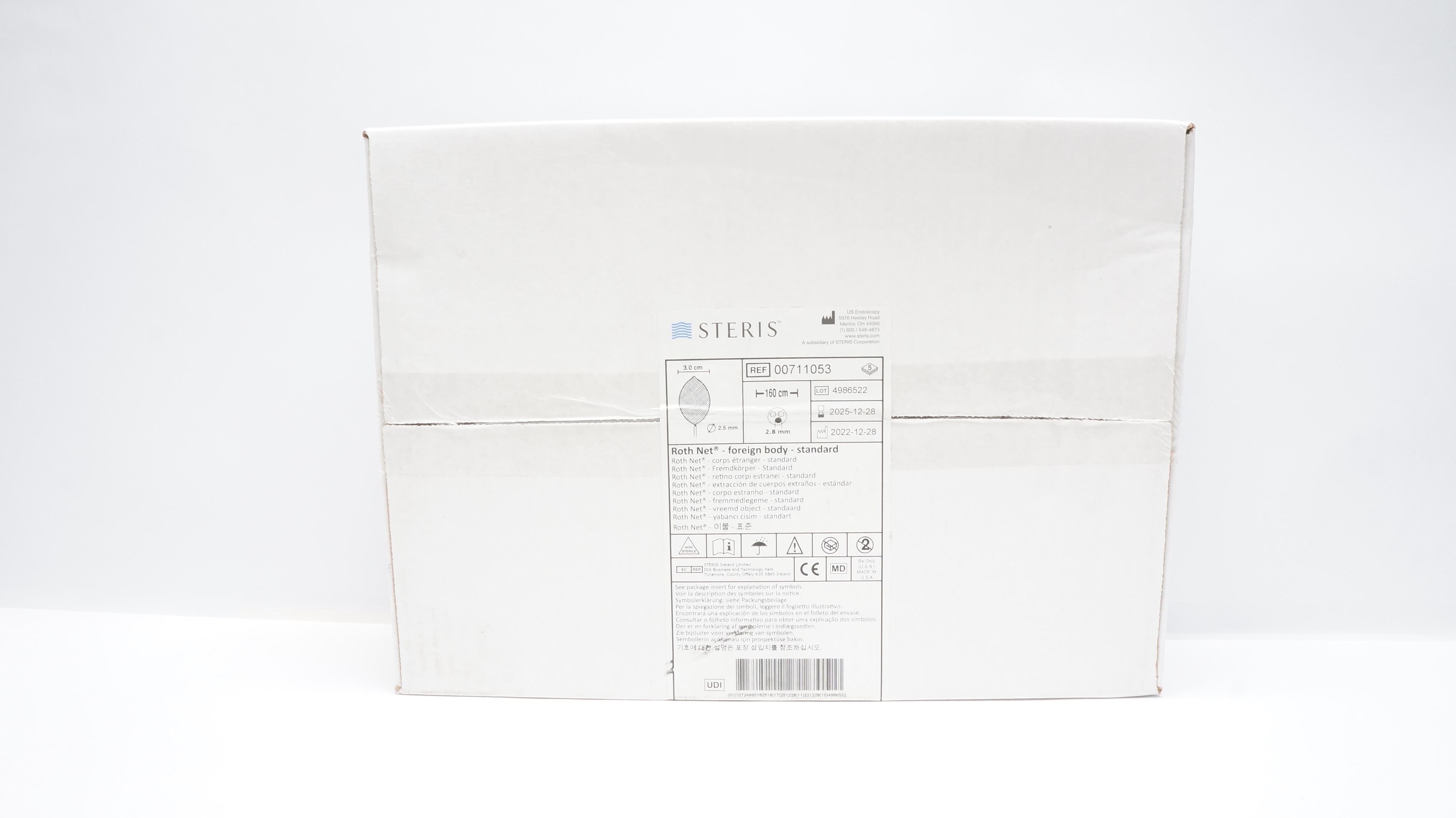 US Endoscopy 00711053 Roth Net Foreign Body Standard - Box of 5