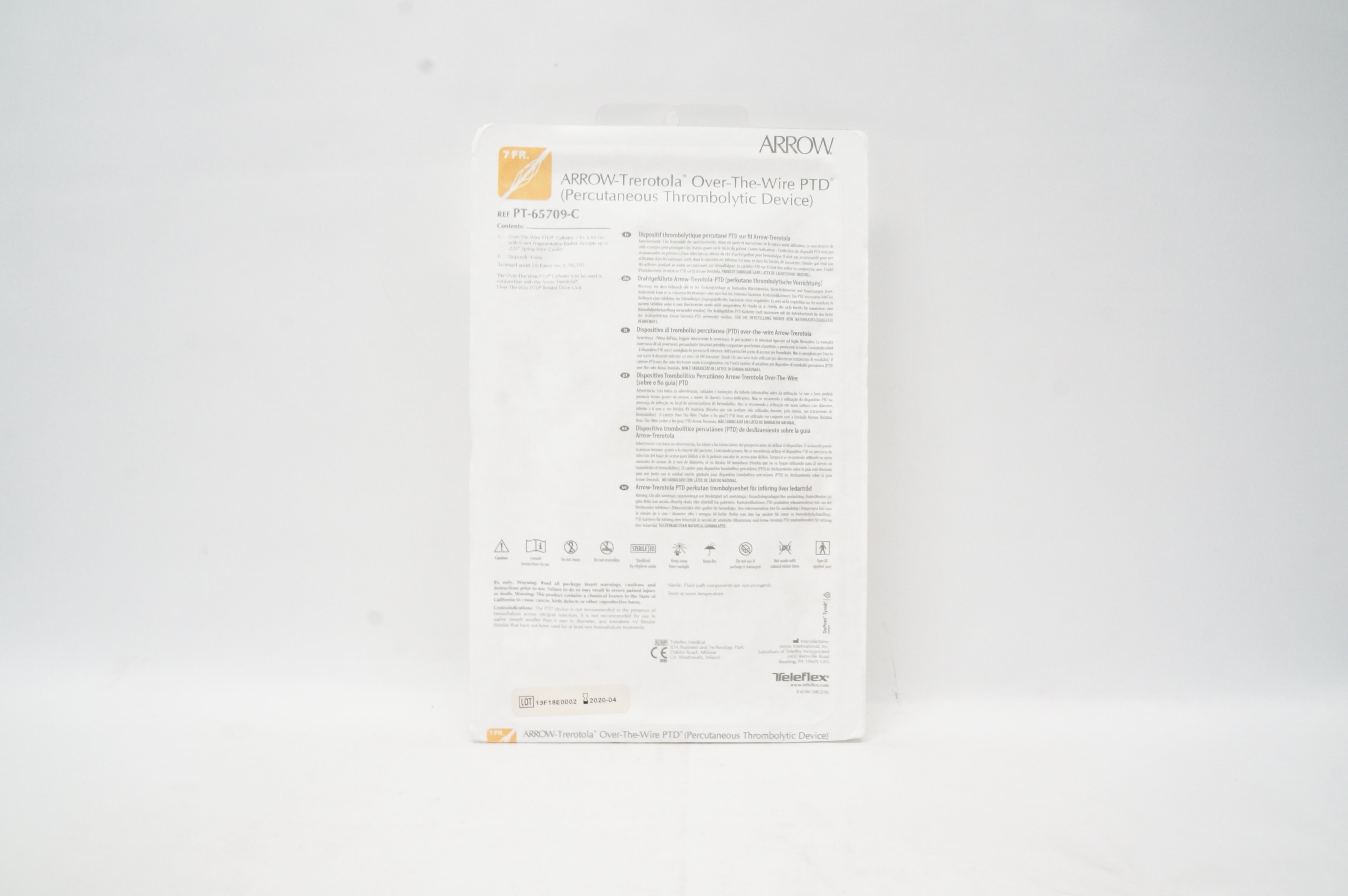 Teleflex PT-65709-C Arrow Trerotola Over-The-Wire PTD (x)