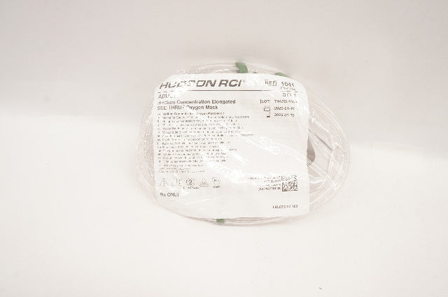 Teleflex 1041 Hudson RCI Adult M Concentration Elongated SEE-THRU Oxygen Mask
