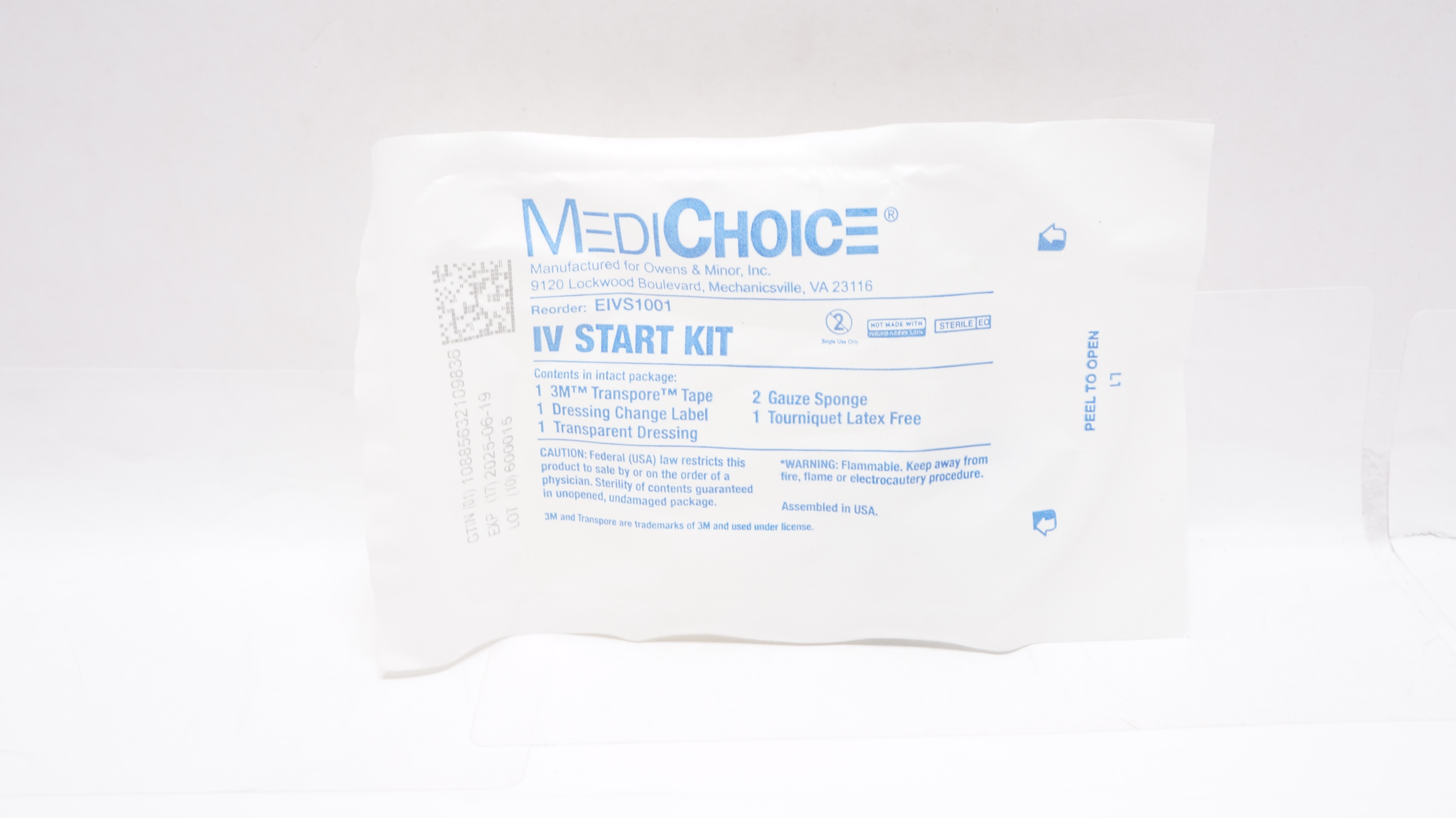 MediChoice EIVS1001 IV Start Kit