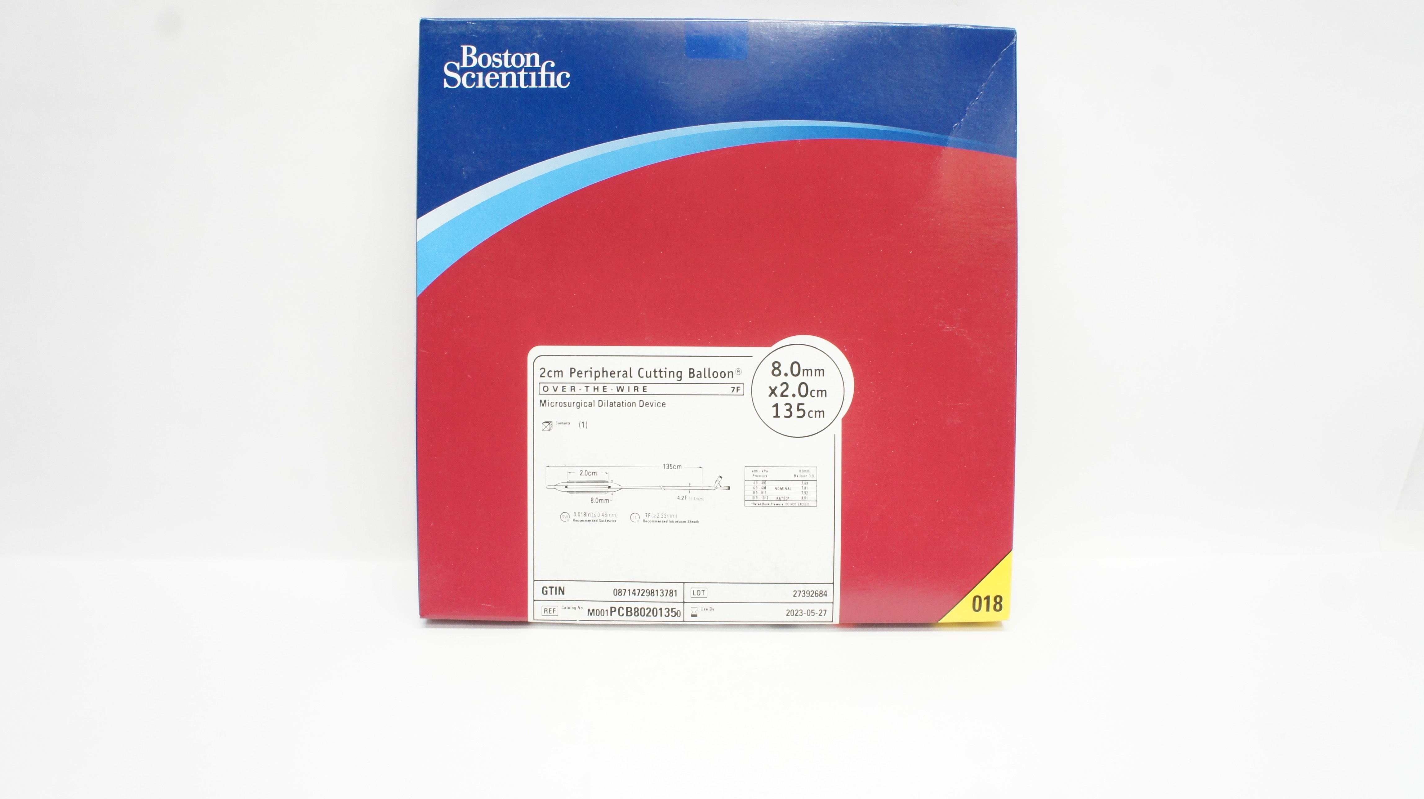 Boston Scientific M001PCB80201350 Microsurgical Device 8.0mm x 2.0 x 135 cm (x)