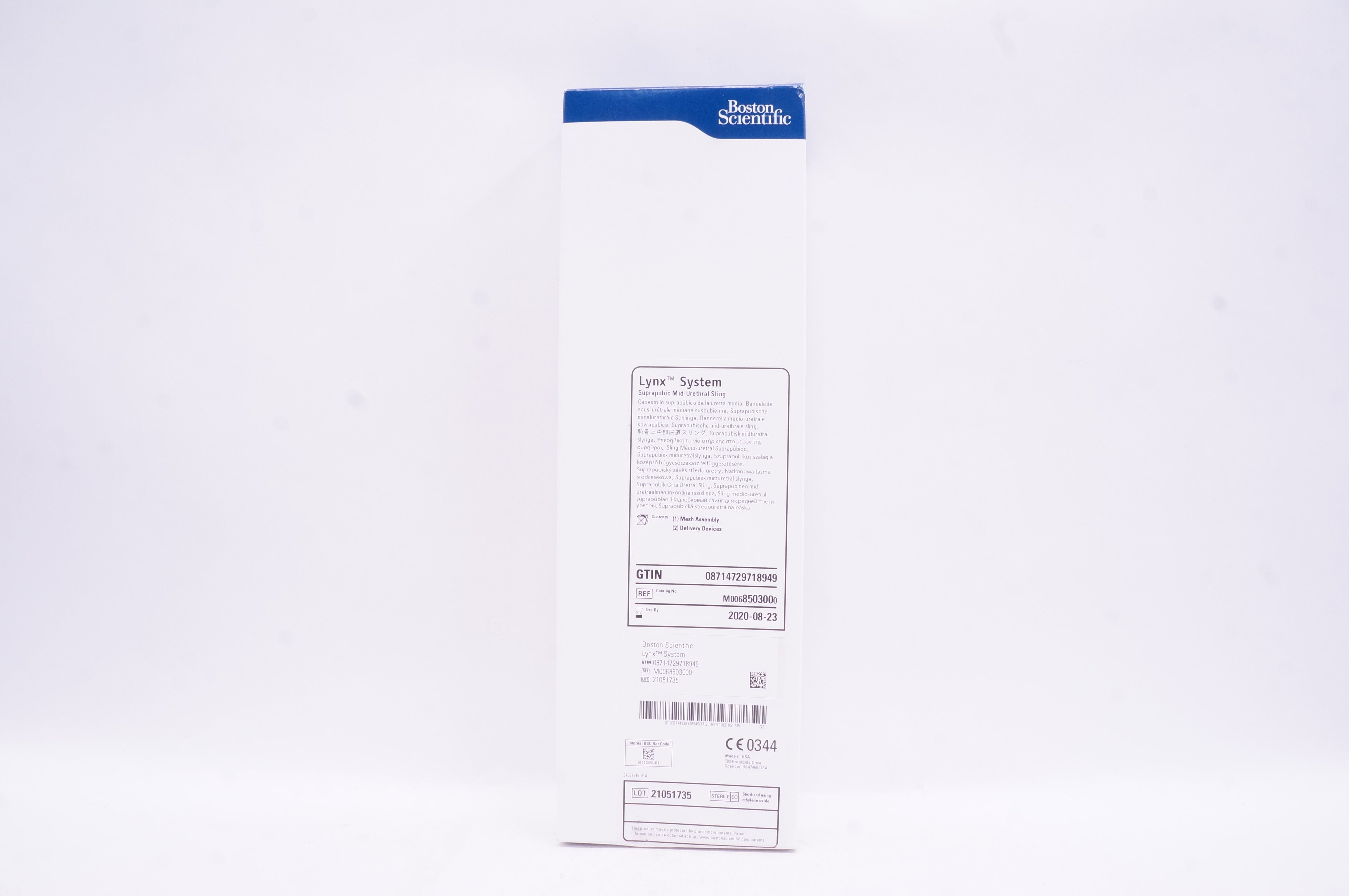 Boston Scientific 850300 Lynx System Suprapubic Mid-Urethral Sling (x)