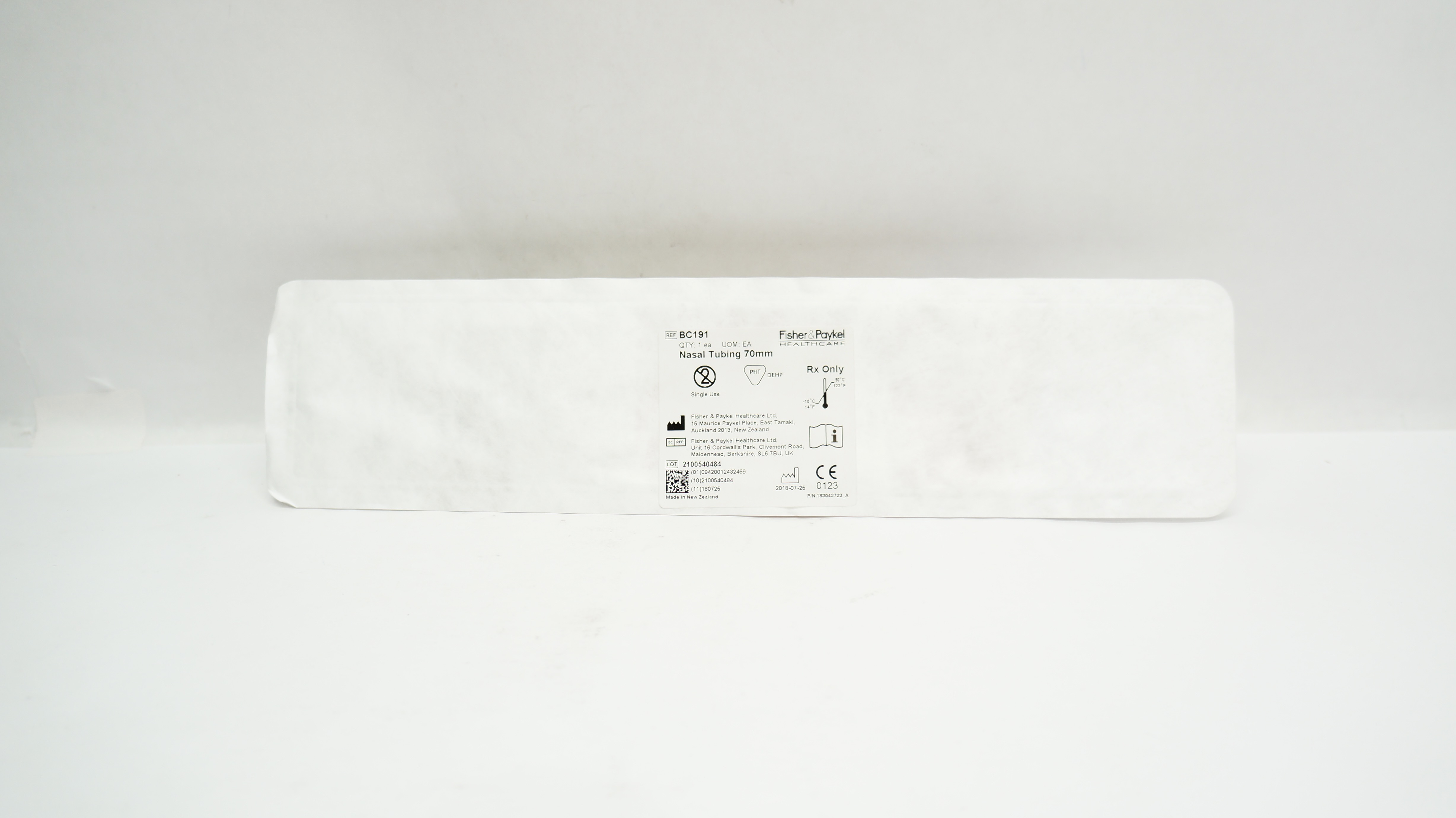 Fisher&Paykel BC191 Nasal Tubing 70mm