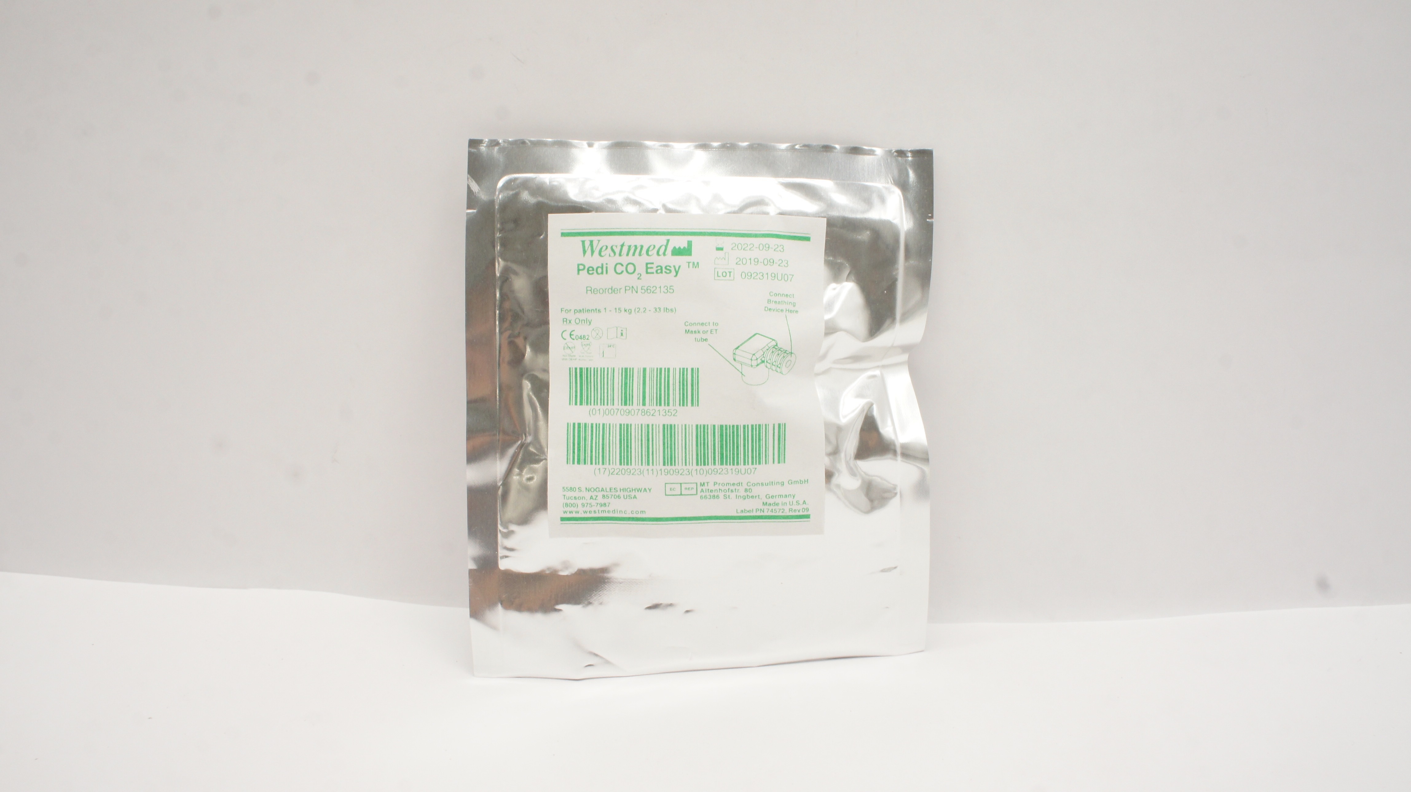 Westmed PN562135 Pedi C02 Easy for Patients 2.2-33 lbs (x)