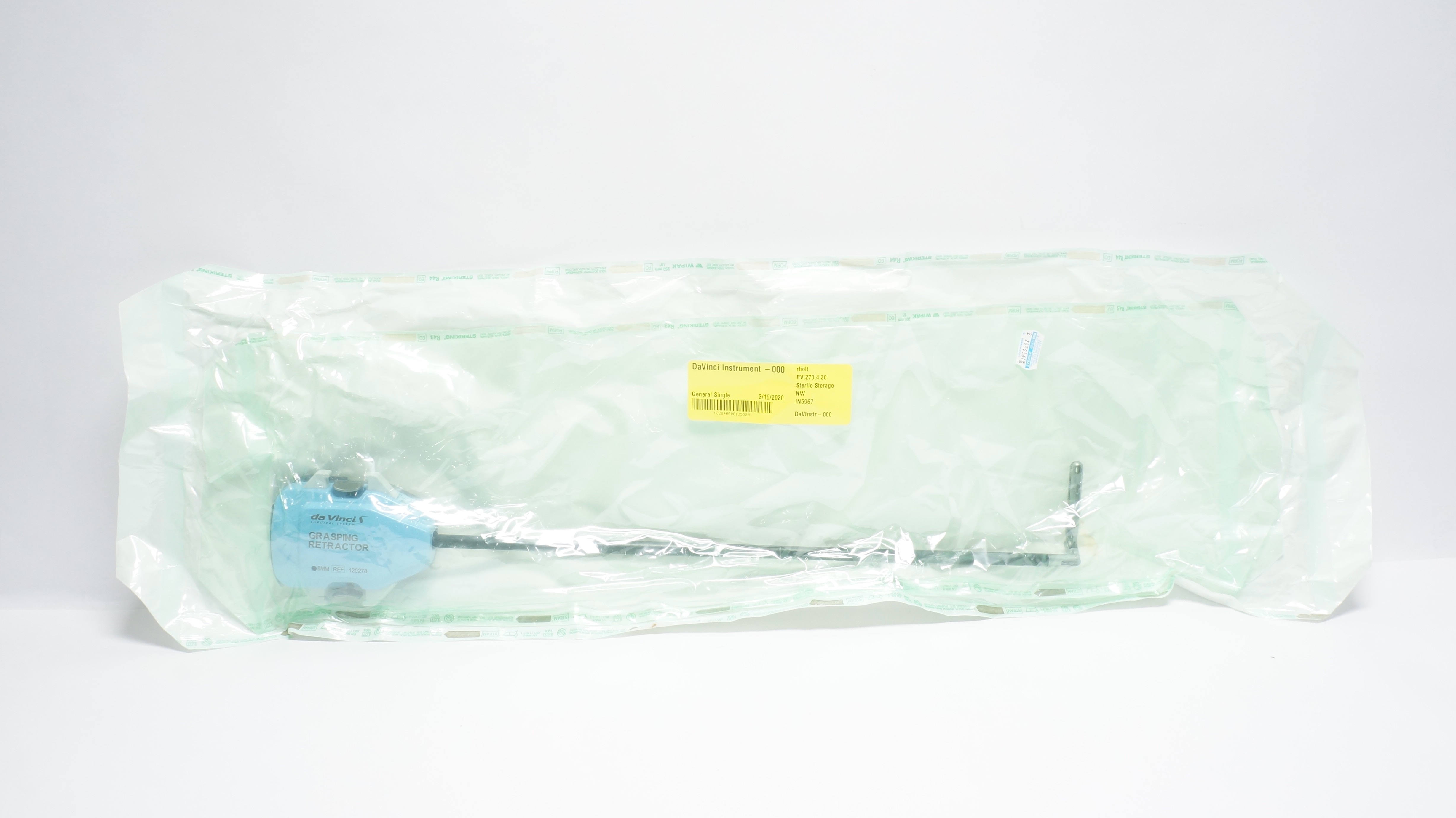 Intuitive Surgical 420278 Da Vinci S Grasping Retractor 8mm