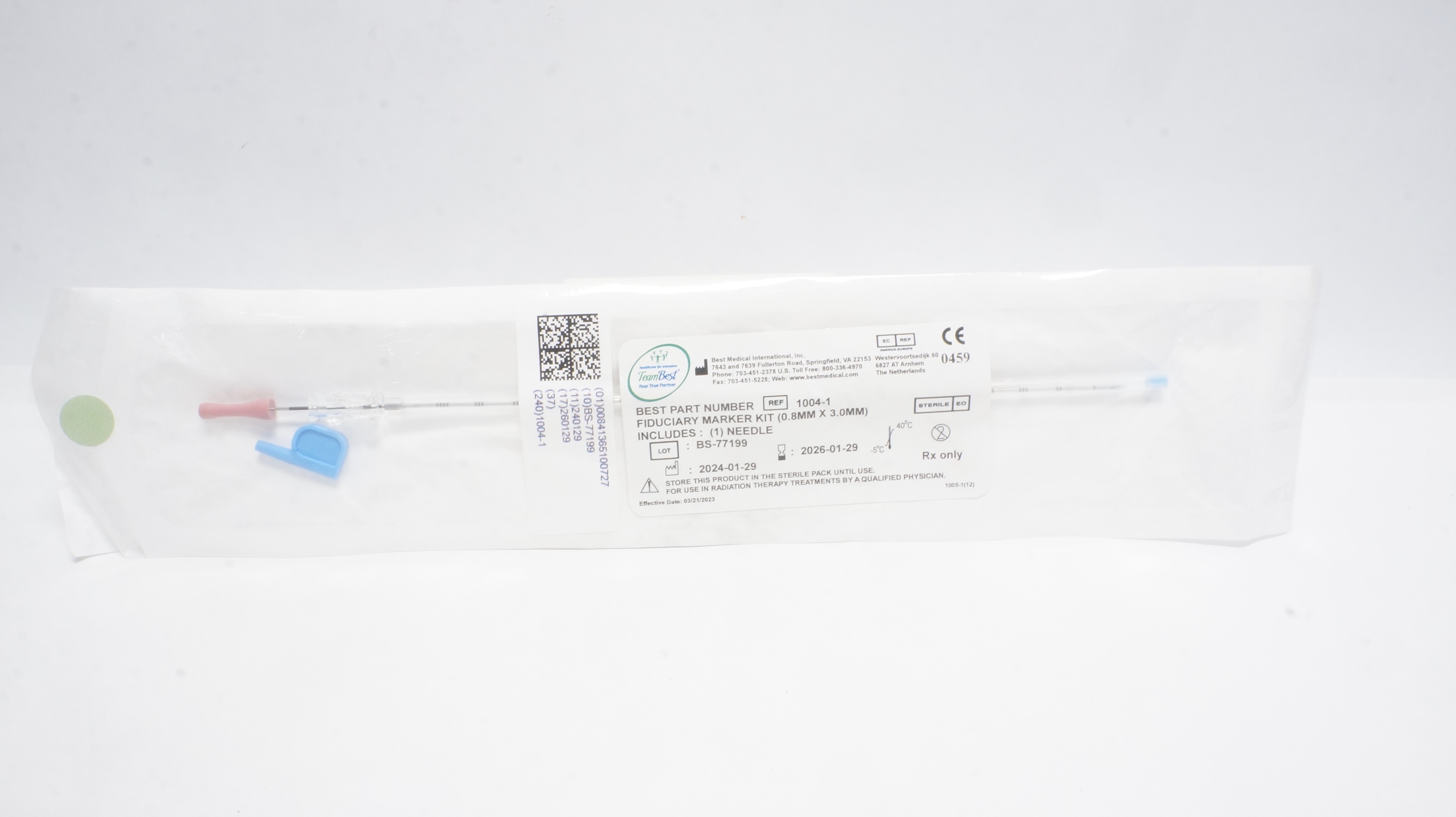 Best Medical 1004-1 Fiduciary Marker Kit,Needle, 0.8mm x 3.0mm (x)