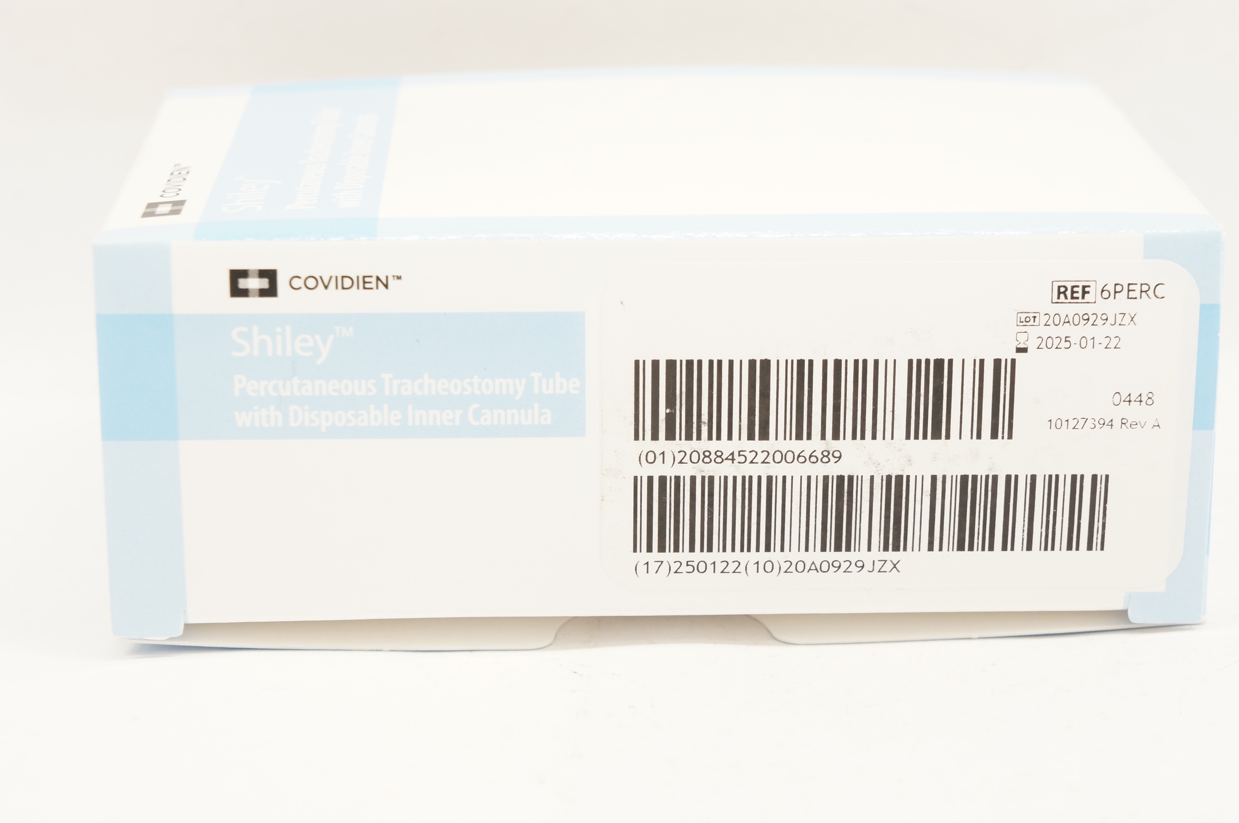 Covidien 6PERC Shiley Percutaneous Tracheostomy Tube w/Disposable Inner Cannula