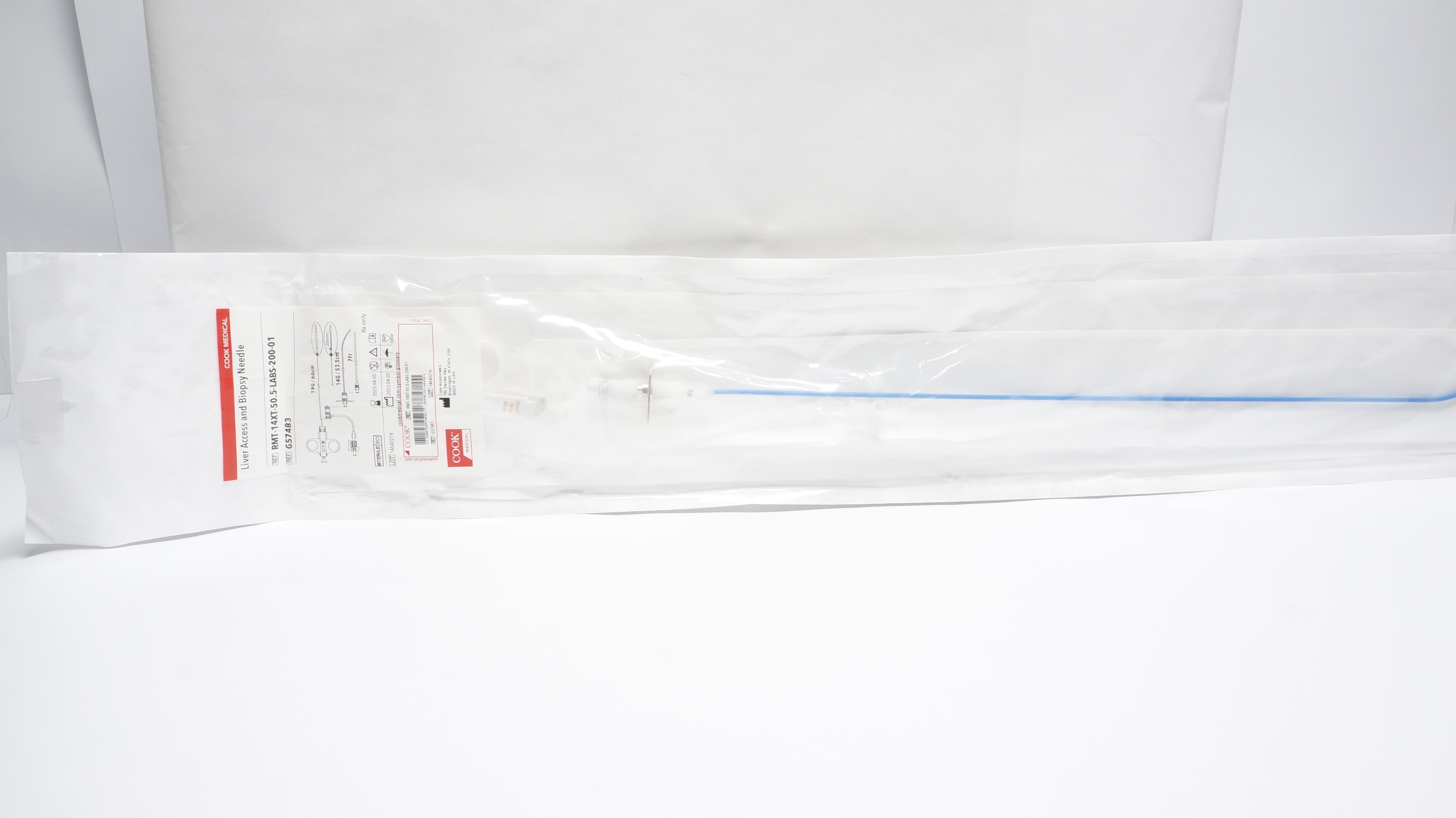 Cook Medical G57483 Liver Access & Biopsy Needle 19G x 14G x 7Fr (x)