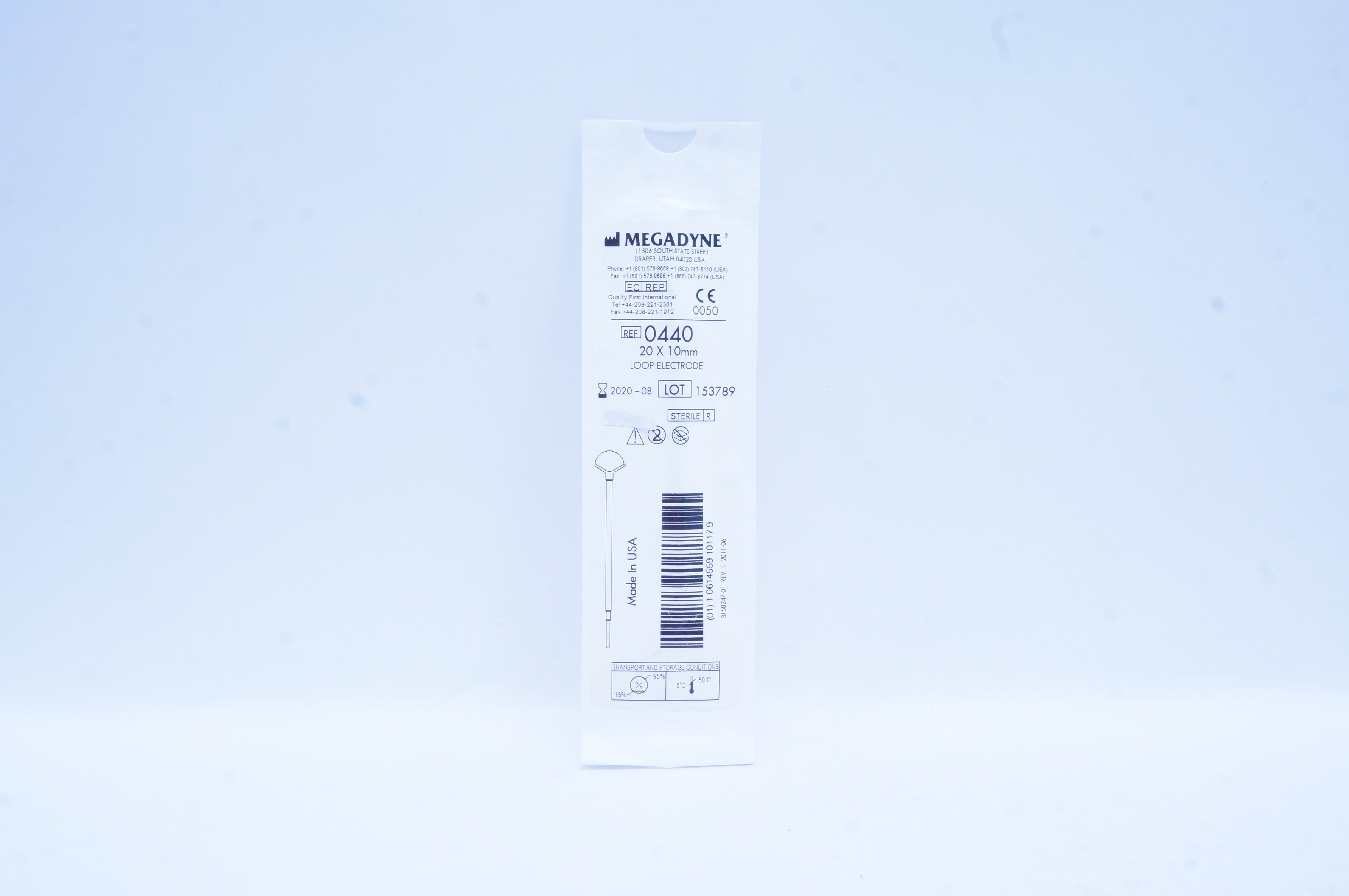 Megadyne 0440 Loop Electrode 20mm x 10mm (x)