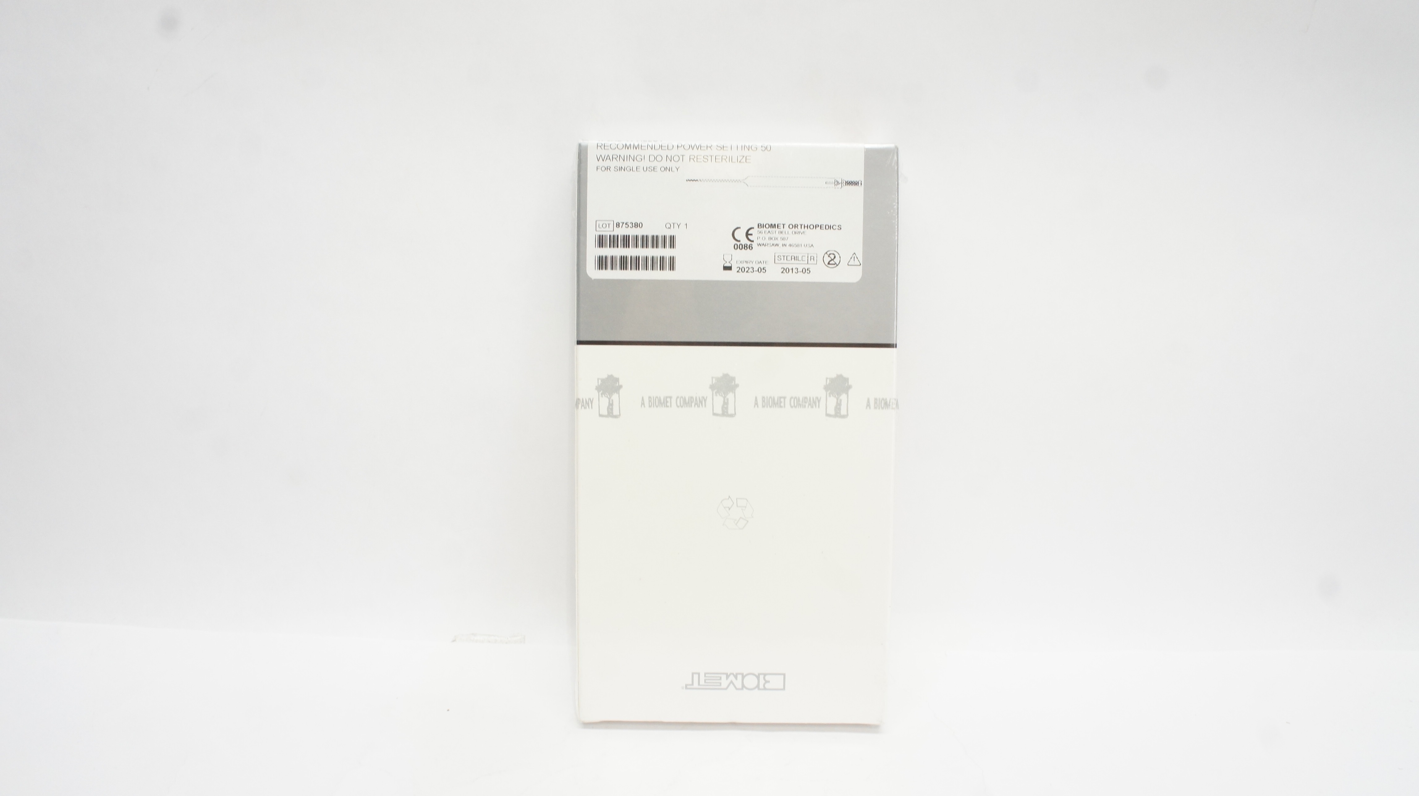 Biomet Orthopedics 423881 Ultra-Drive Tool 9.5mm Knee Osteotome (x)
