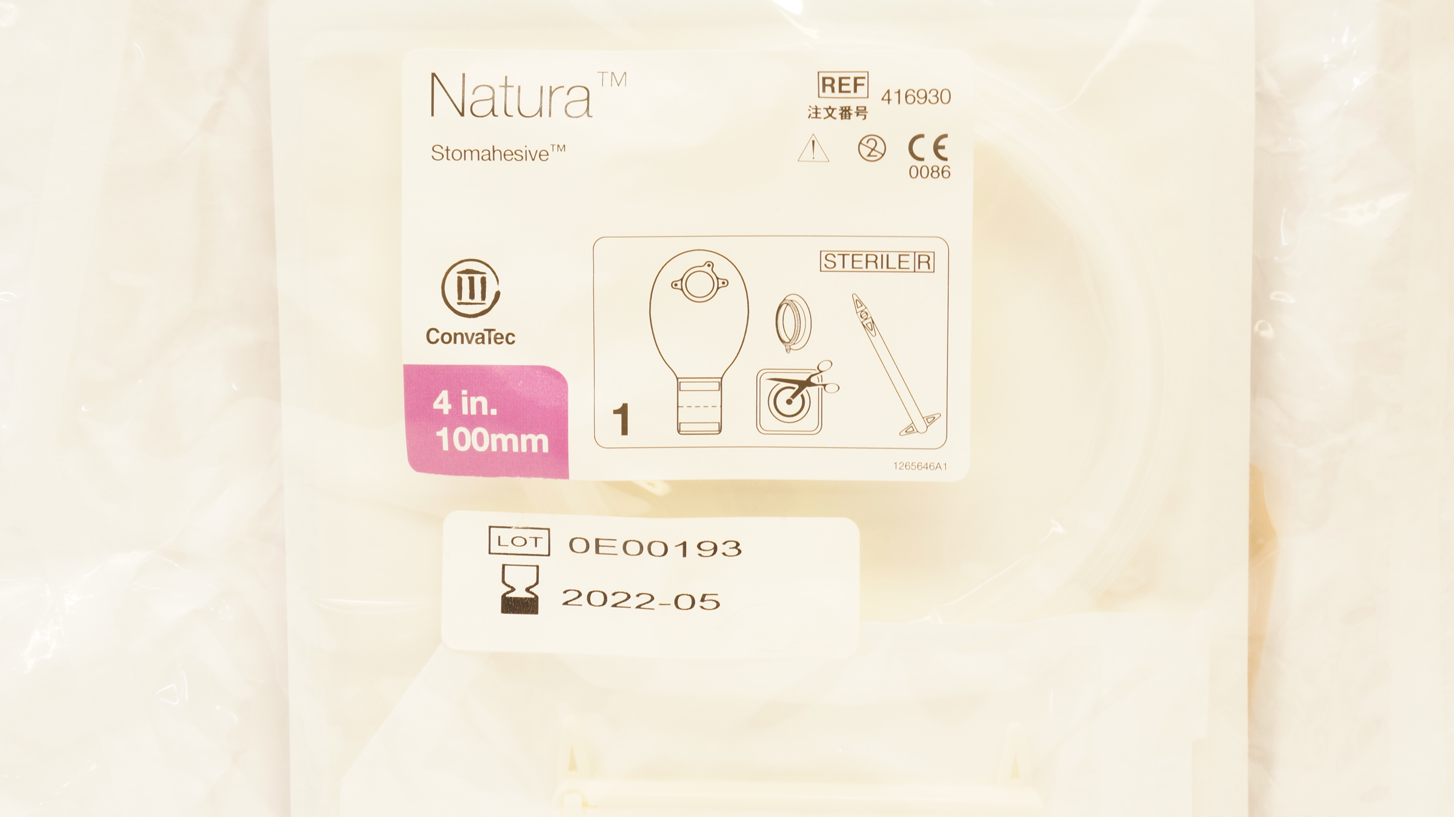 ConvaTec 416930 Natura Stomahesive 4inch x 100mm (x)