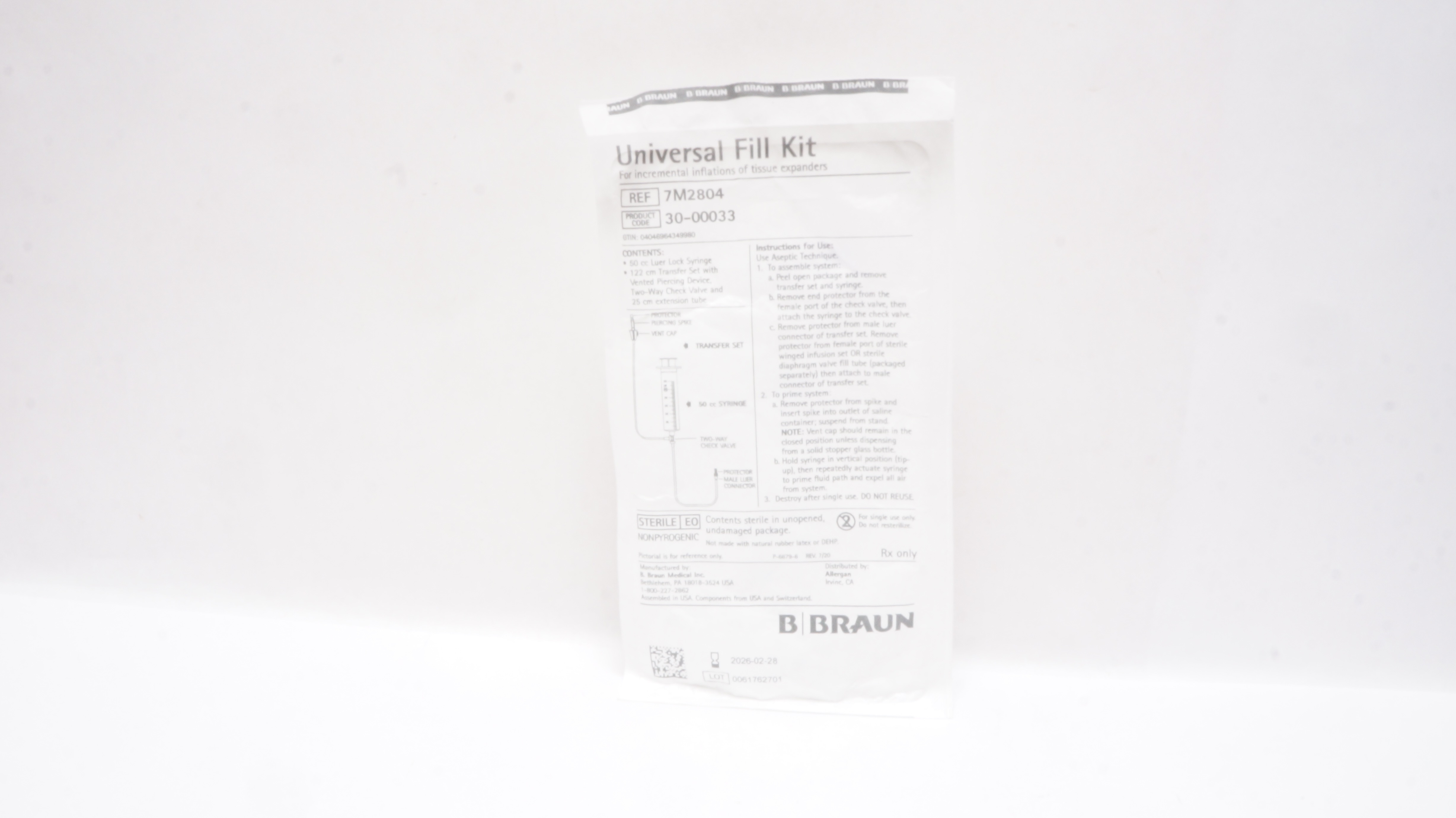 Braun 7M2804 Universal Fill Kit