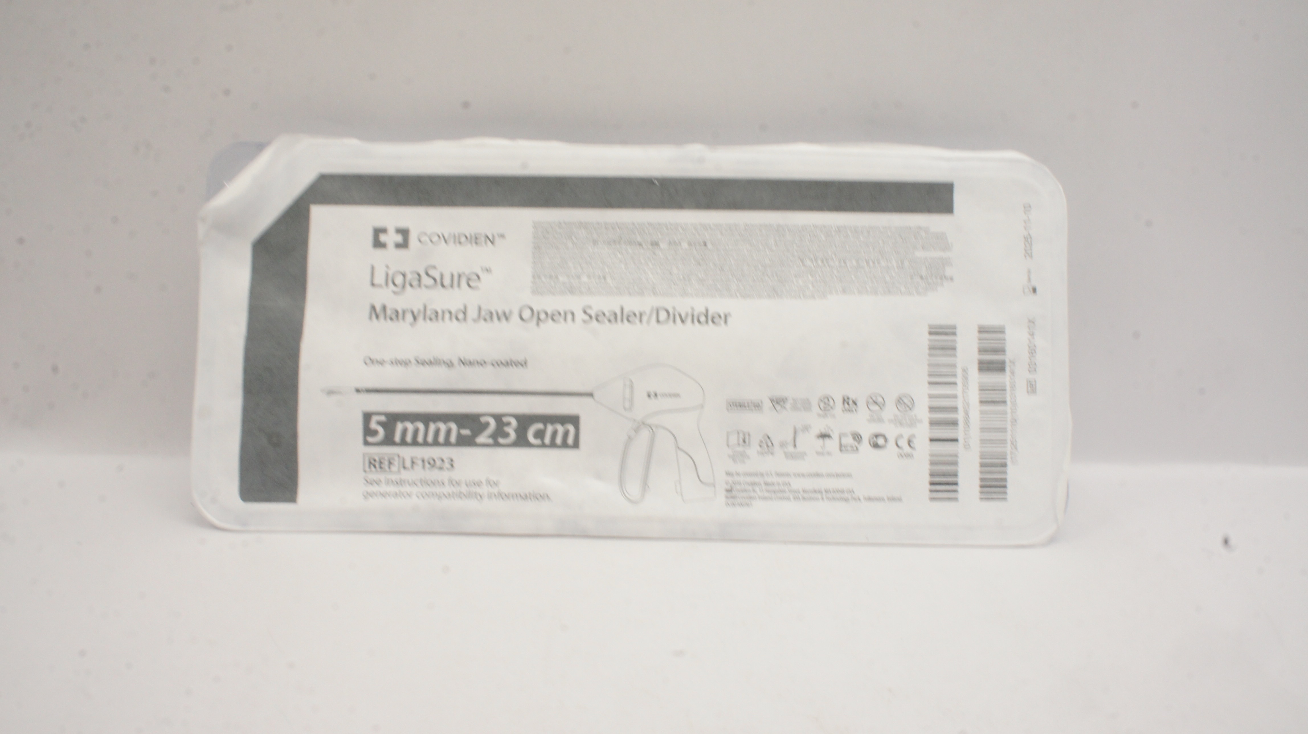 Covidien LF1923 LigaSure Maryland Jaw Open Sealer/Divider 5mm-23cm