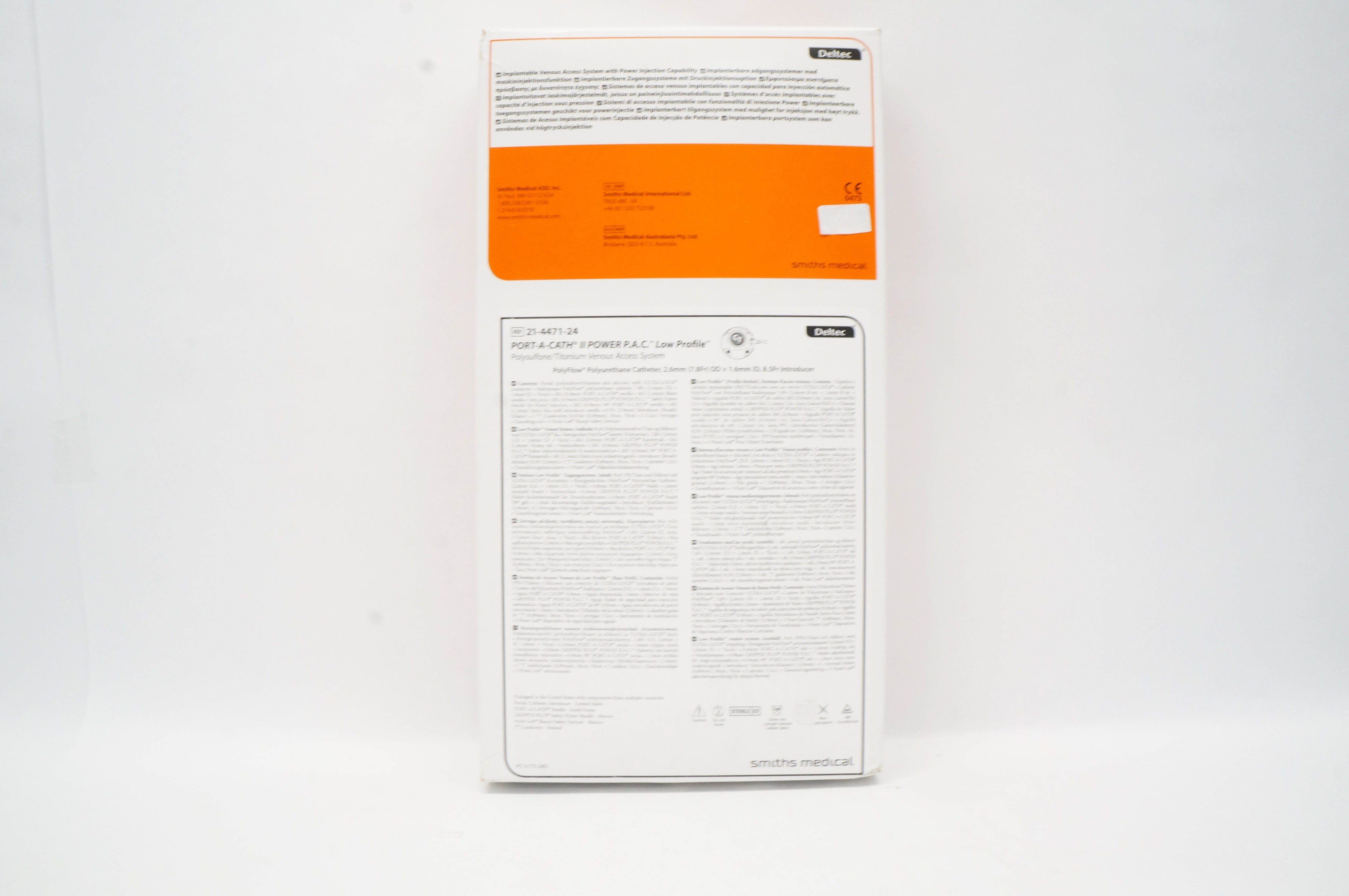 Smiths Medical 21-4471-24 Polysulfone/Titanium Venous Access System (x)