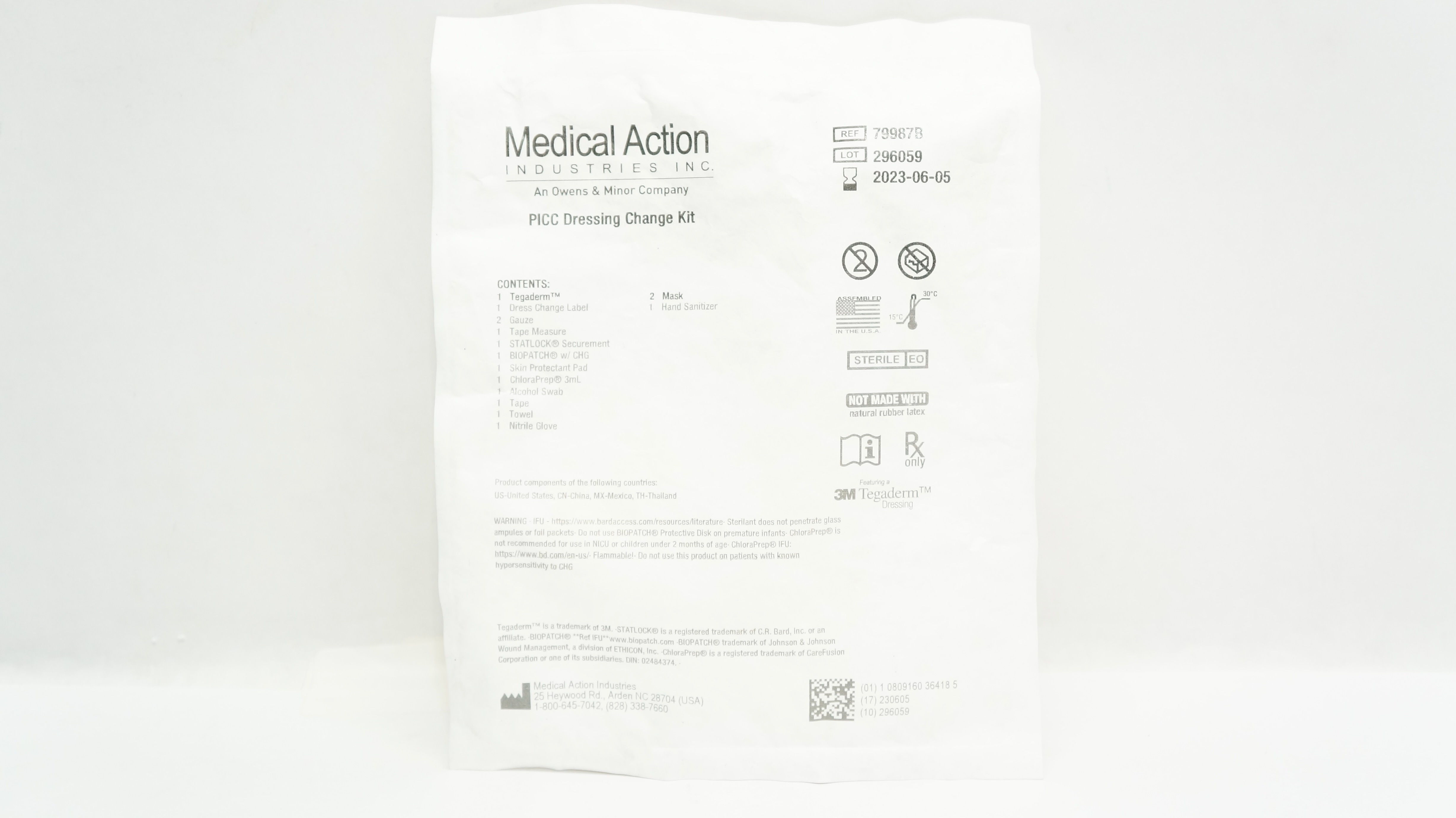Medical Action 79987B PICC Dressing Change Kit (x)