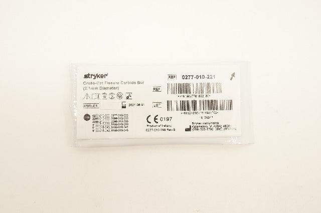 Stryker 0277-010-221 Cross-Cut Fissure Carbide Bur