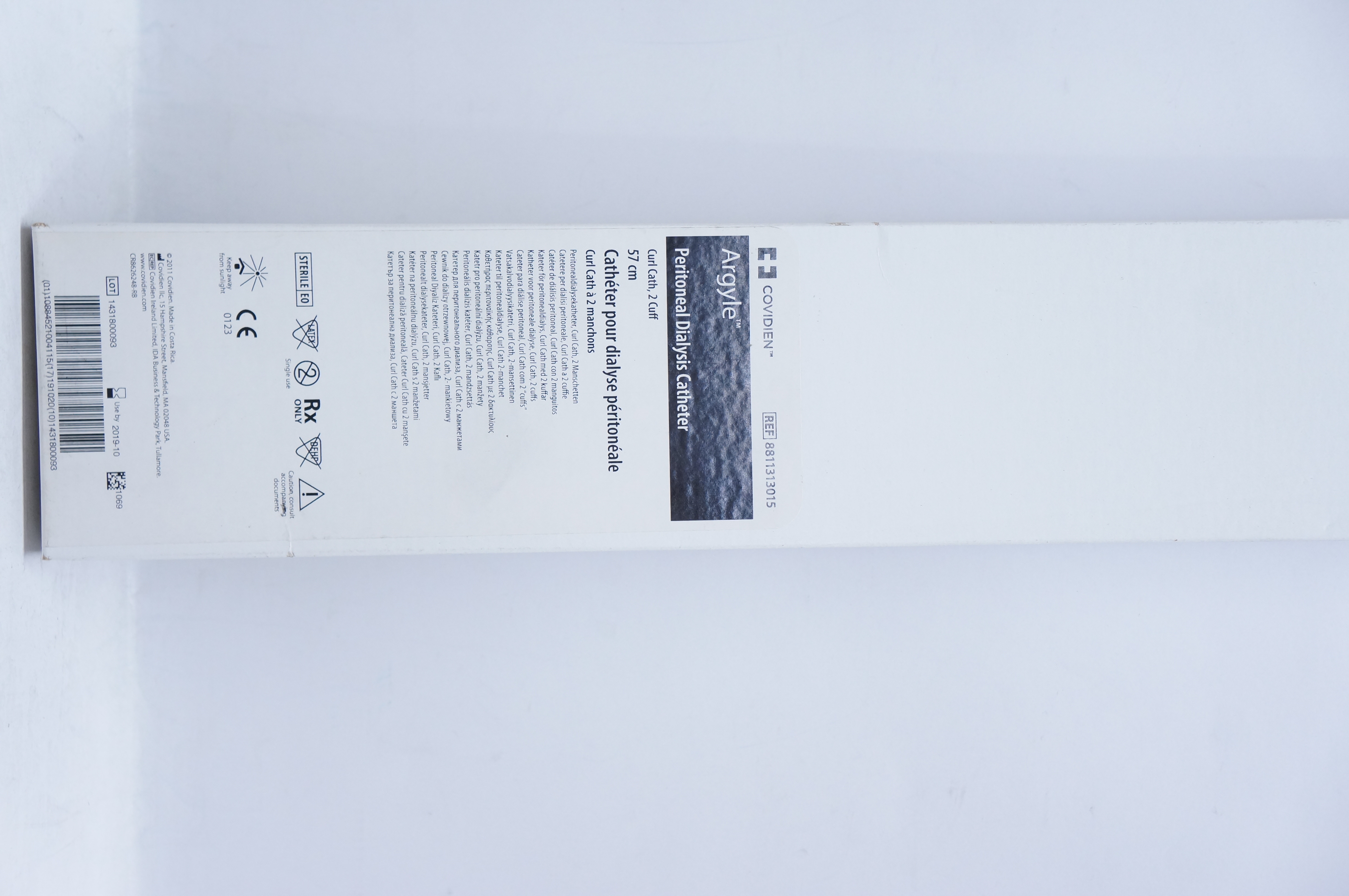 Covidien 8811313015 Argyle Peritoneal Dialysis Cath. 57cm (x)