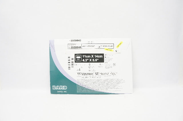 Bard 5950040 Davol Ventrio ST Hernia Patch, Oval, 4.3in. x 5.5in. (x) - Box of 3