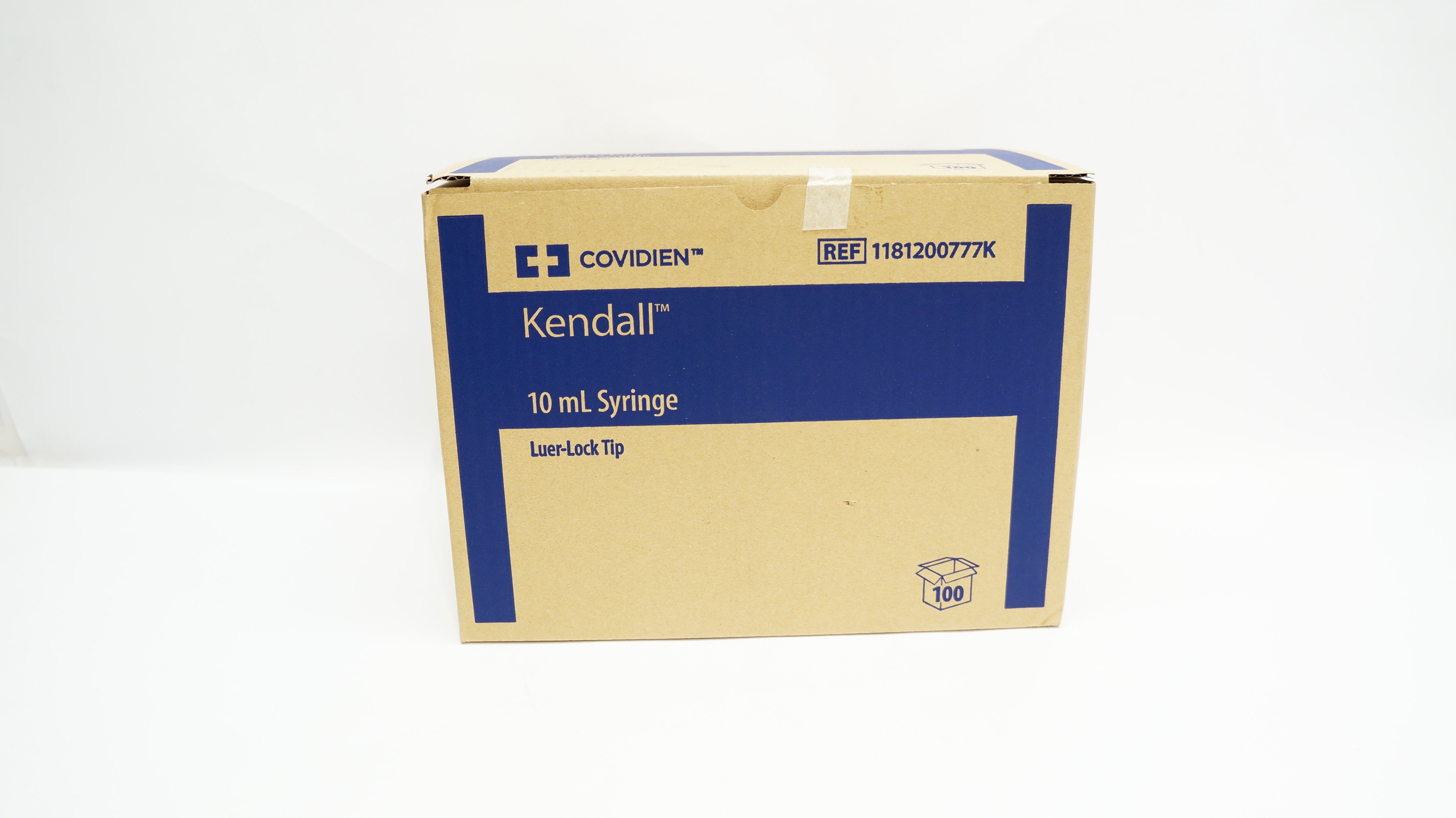Covidien 1181200777K Kendall Syringe, Luer Lock Tip, 10mL - Box of 100