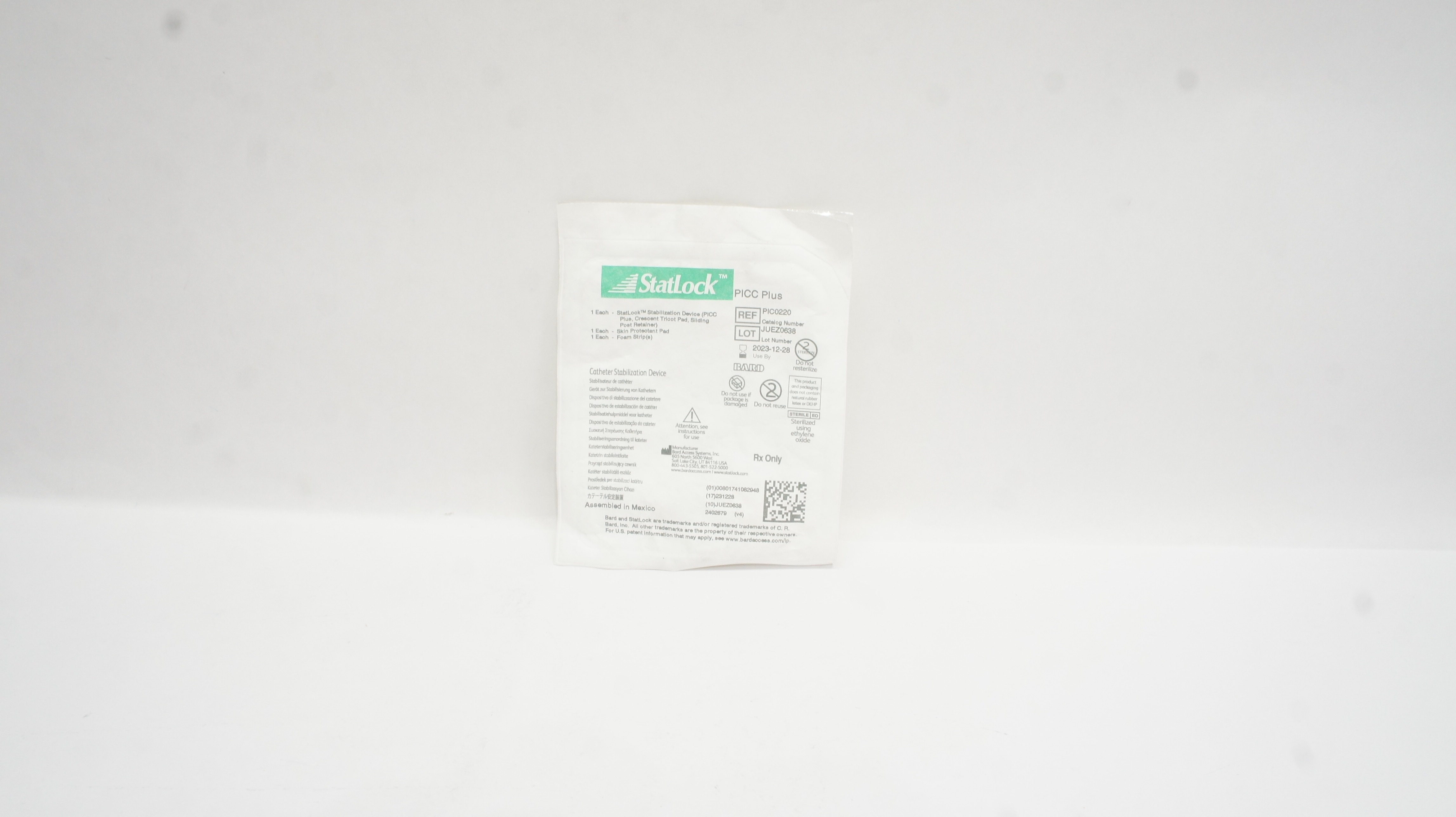 Bard PIC0220 StatLock Cath. Stabilization Device PICC Plus (x)