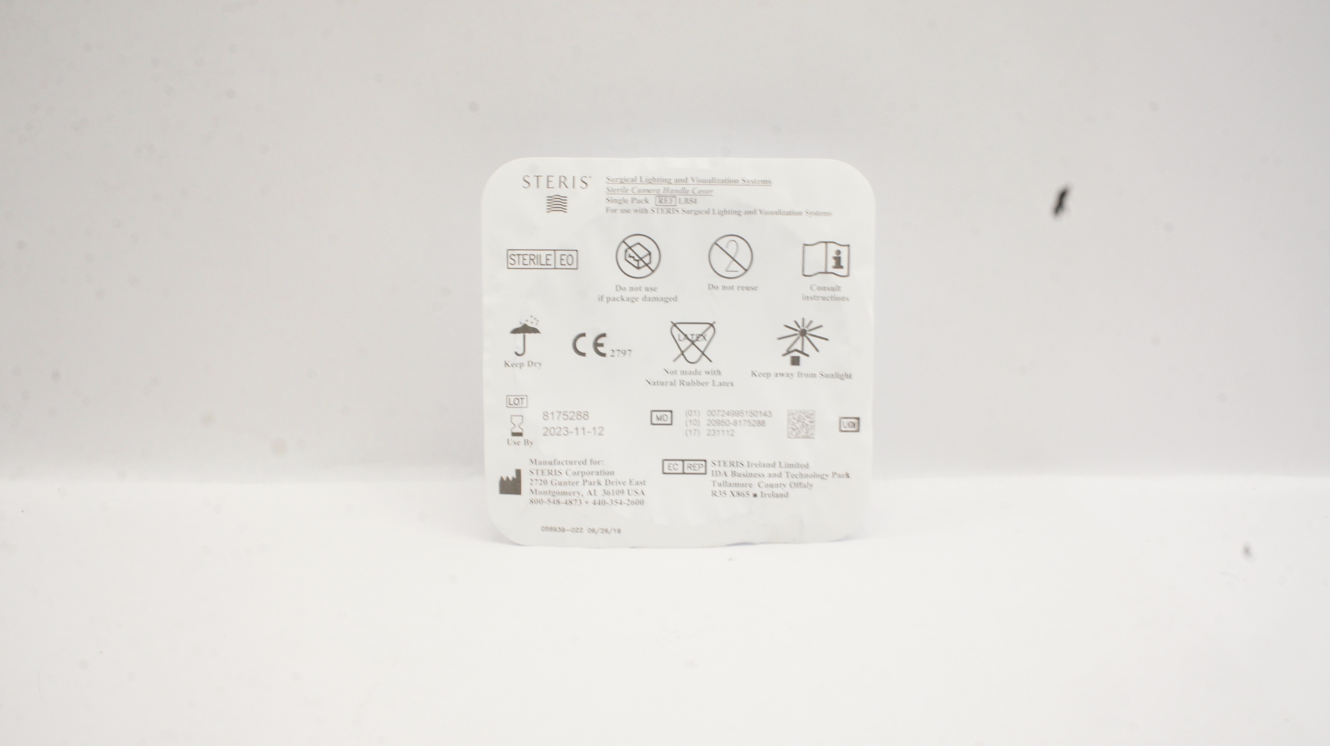 Steris LB54 Surgical Lighting and Visualization Systems Camera Handle Cover (x)