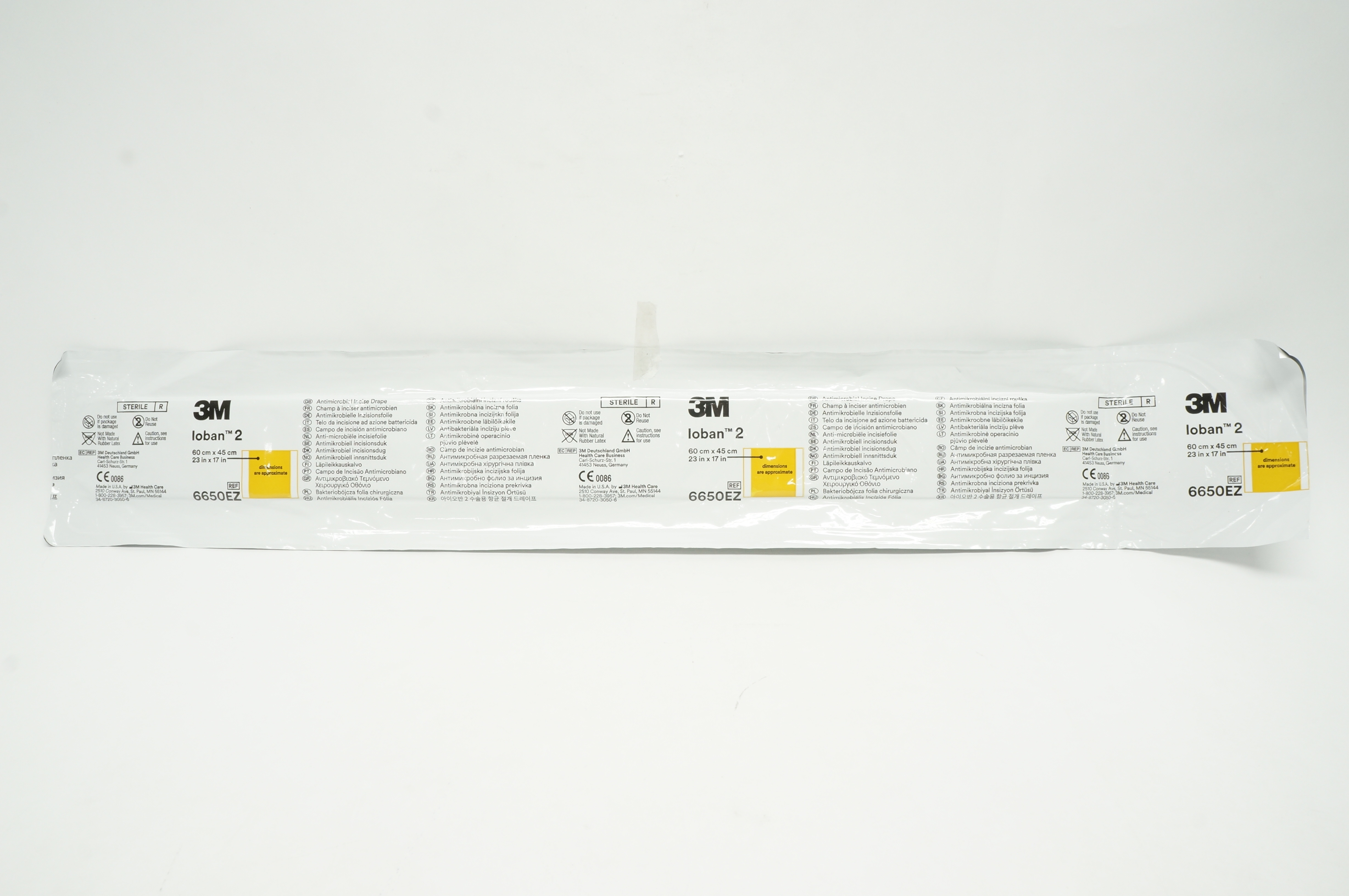 3M 6650EZ Loban 2 Antimicrobial Incise Drape 23inch x 17inch (x)