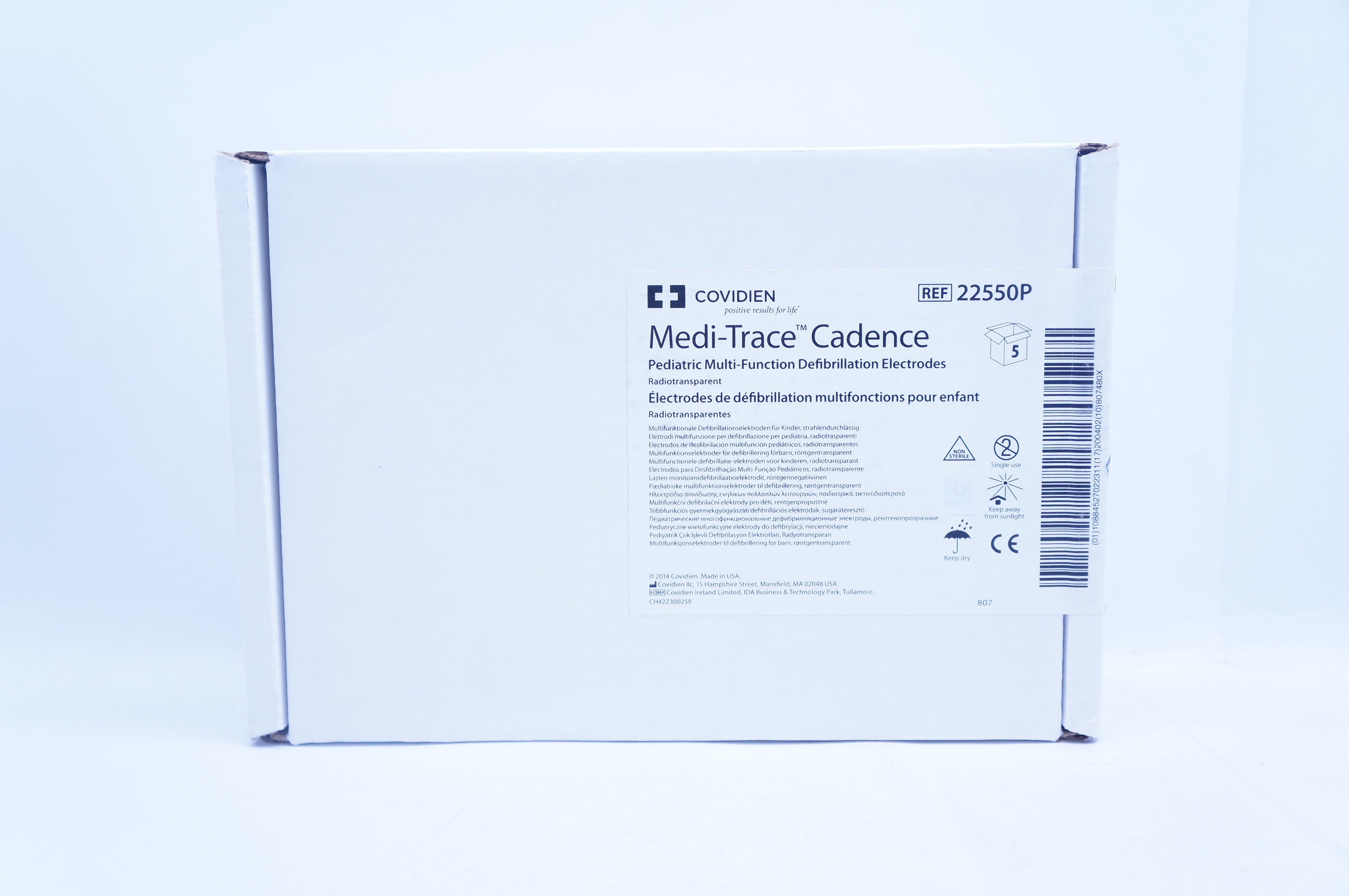 Covidien 22550P Medi-Trace Cadence Pediatric Multi-Function (x) - Box of 5