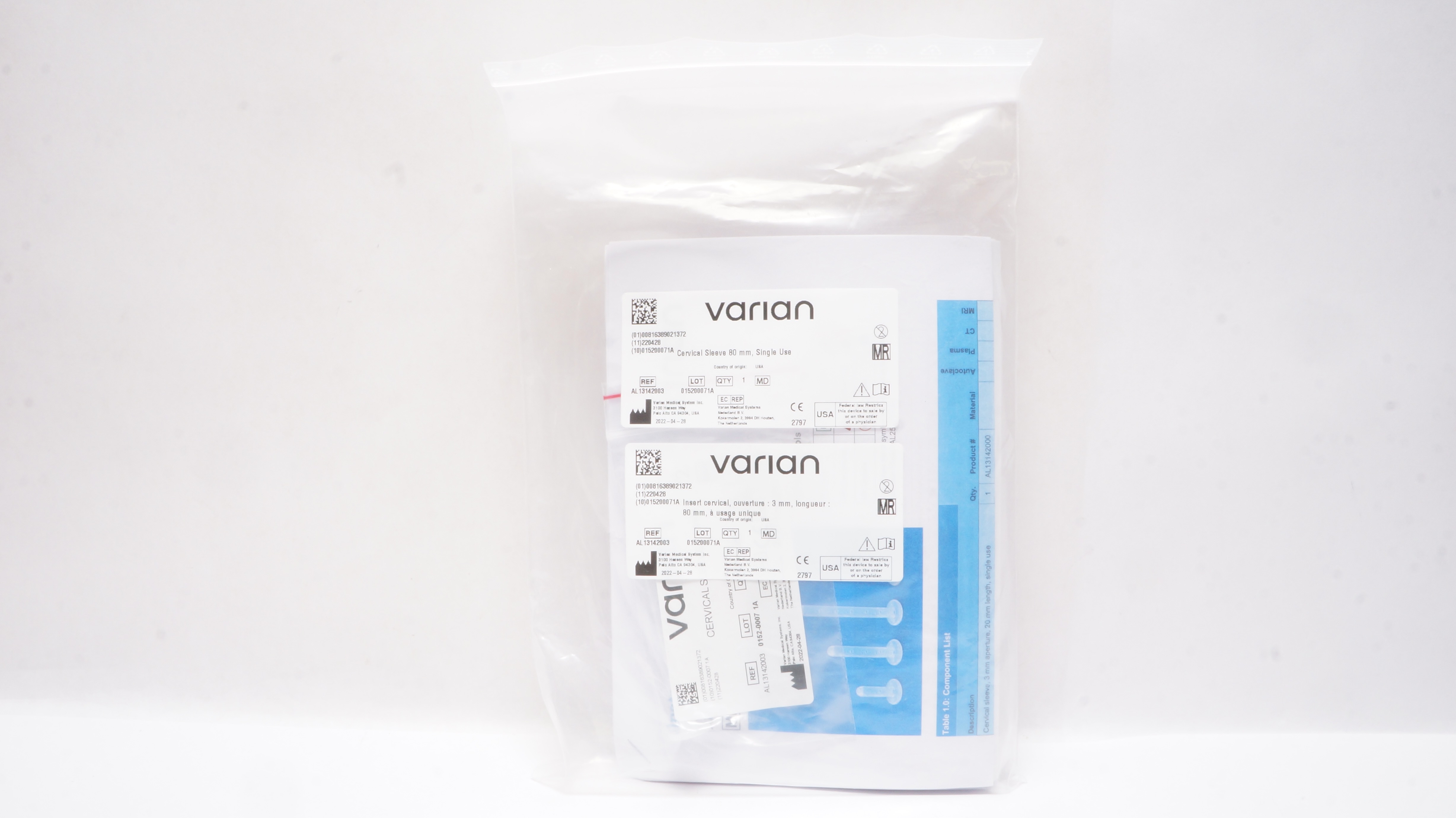 Varian AL13142003 Cervical Sleeve 80mm