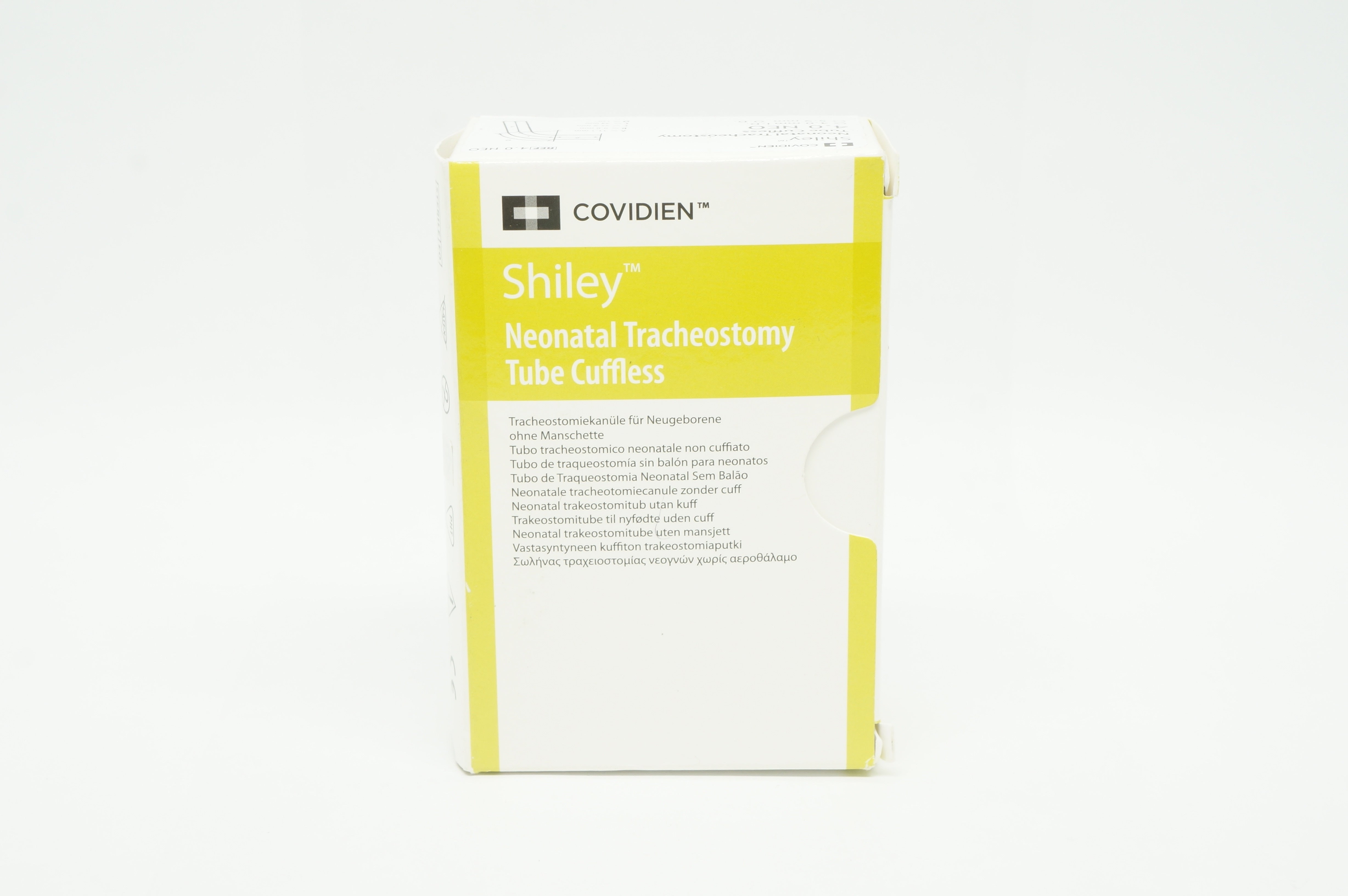 Covidien 4.0 NEO Shiley Neonatal Tracheostomy Tube Cuffless 4.0 ID x 5.9mm OD(x)