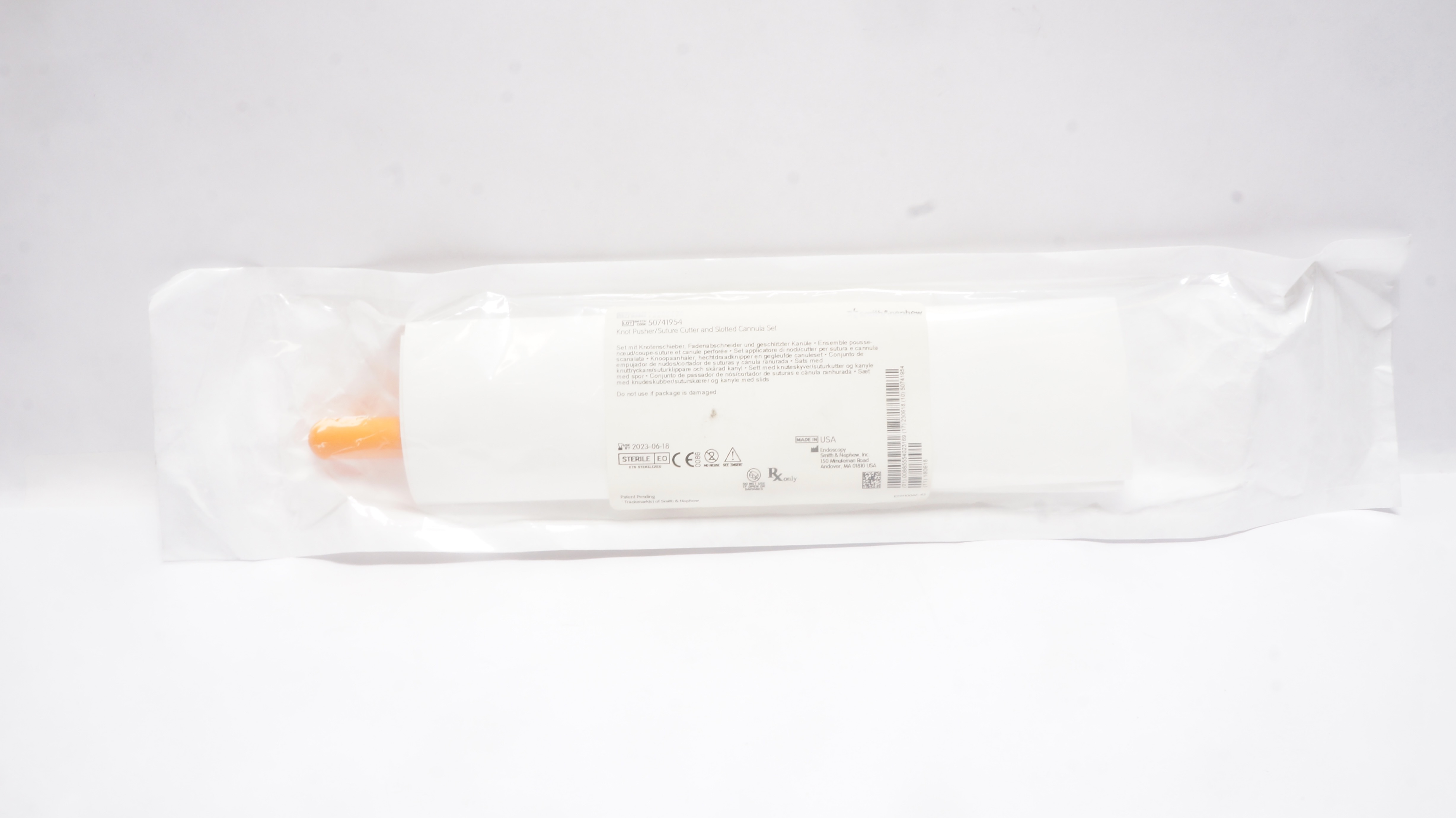 Smith&Nephew 72202674 Knot Pusher/Stre. Cutter and Slotted Cannula Set (x)