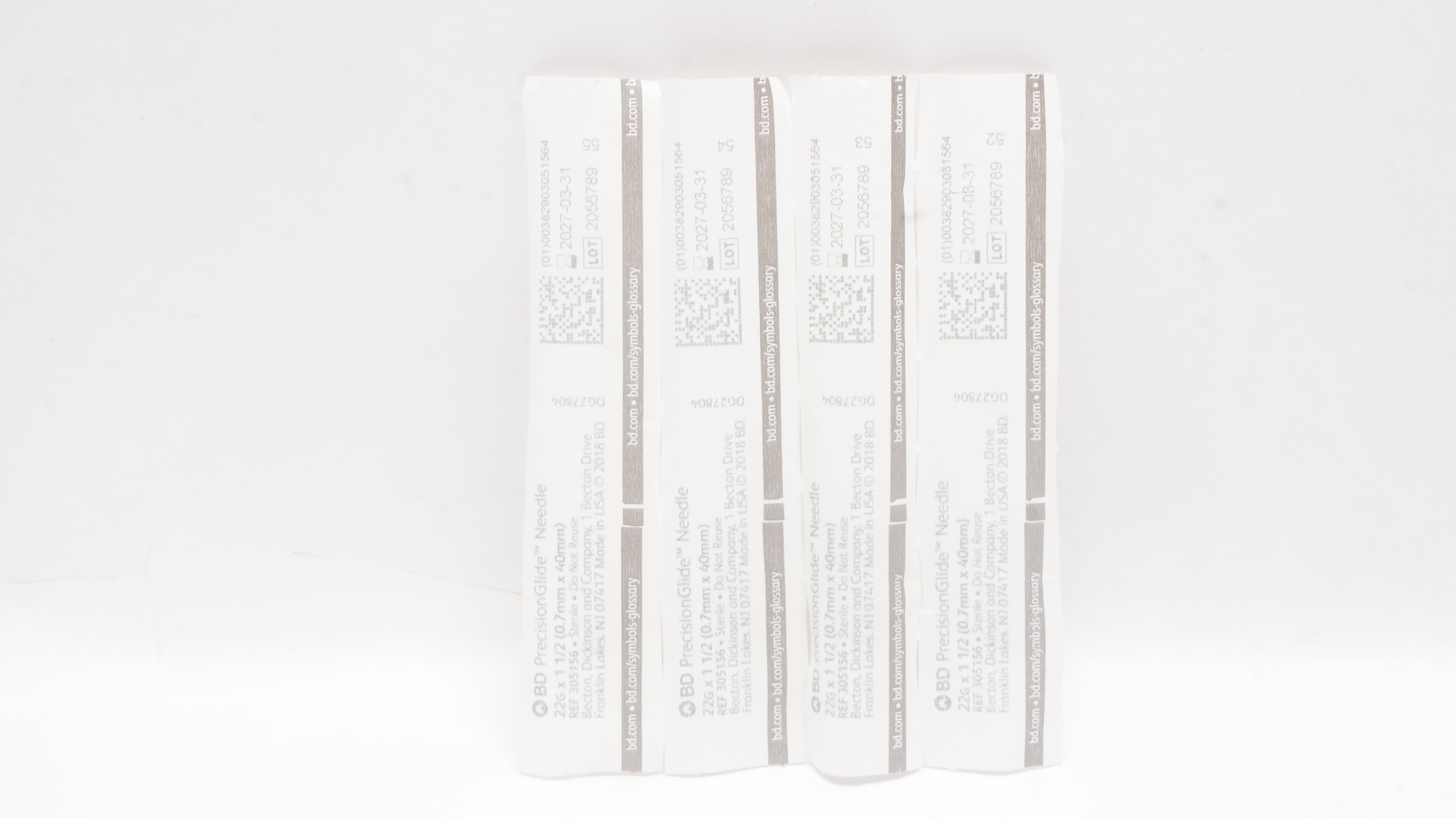 BD 305156 PrecisionGlide Ndle 22G x 1-1/2 - Pack of 4