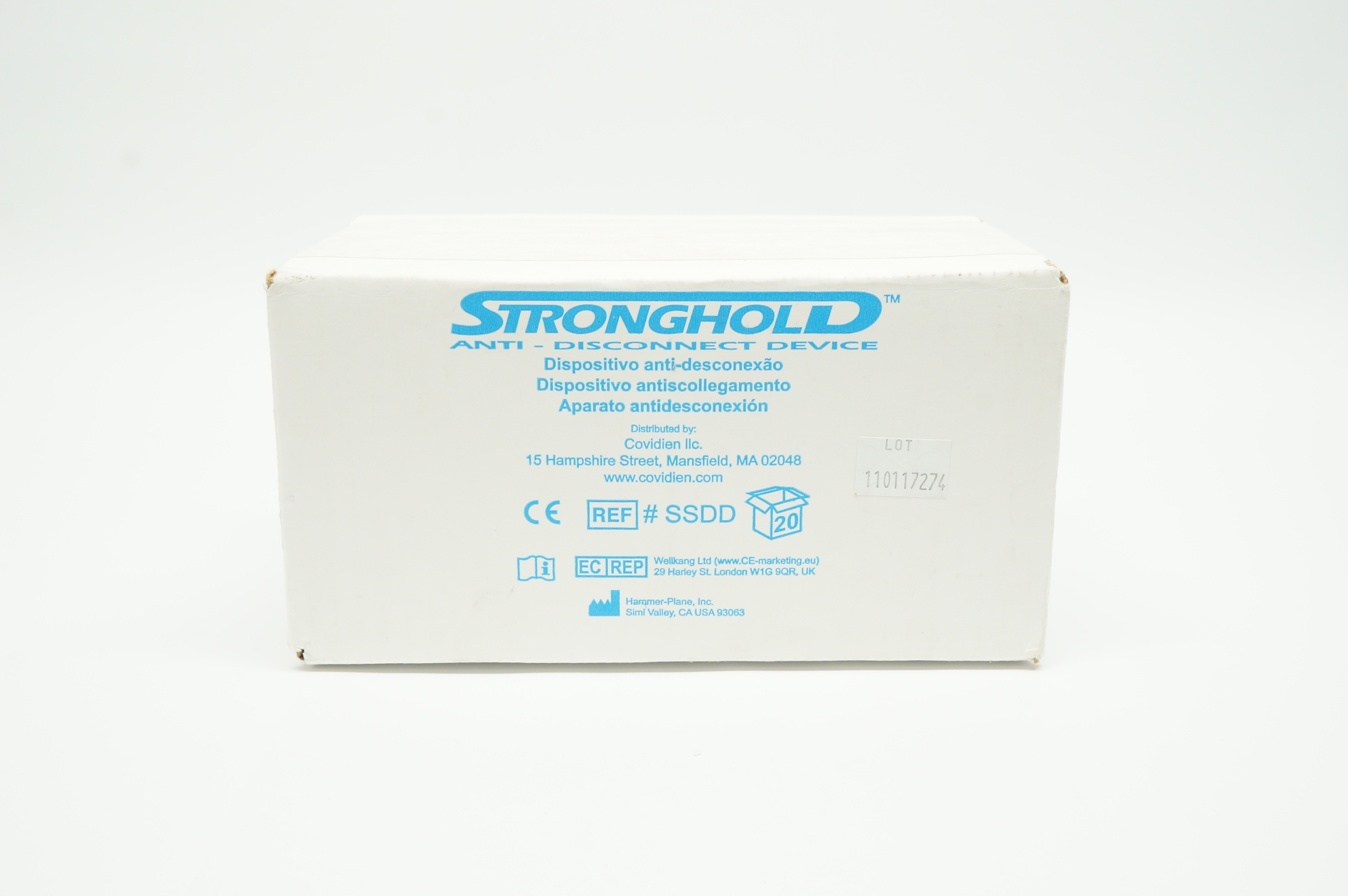Hammer-Plane SSDD Stronghold Anti-Disconnect Device - Box of 20