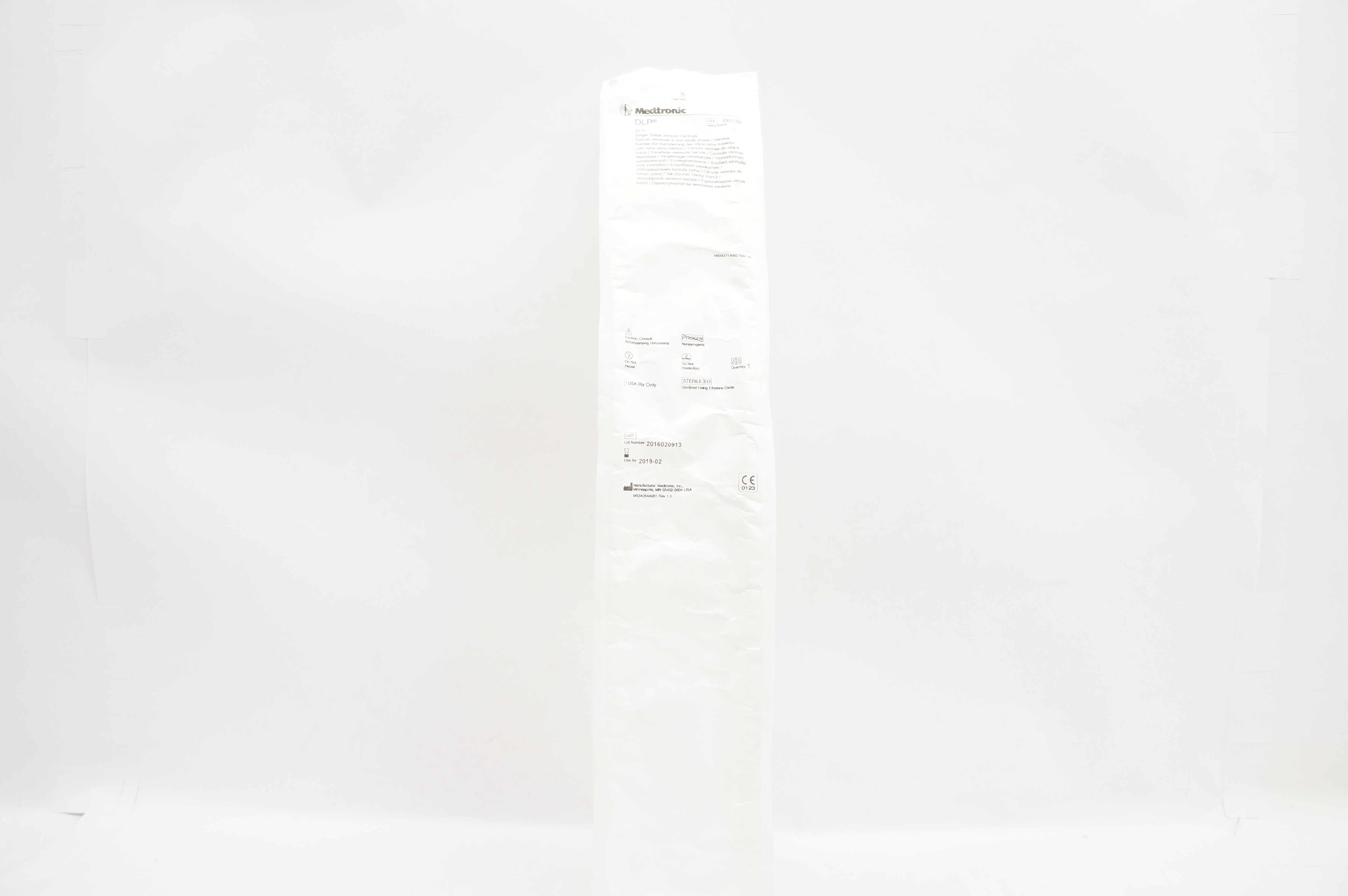 Medtronic 66130 DLP Single Stage Venous Cannula Straight 30Fr (x)