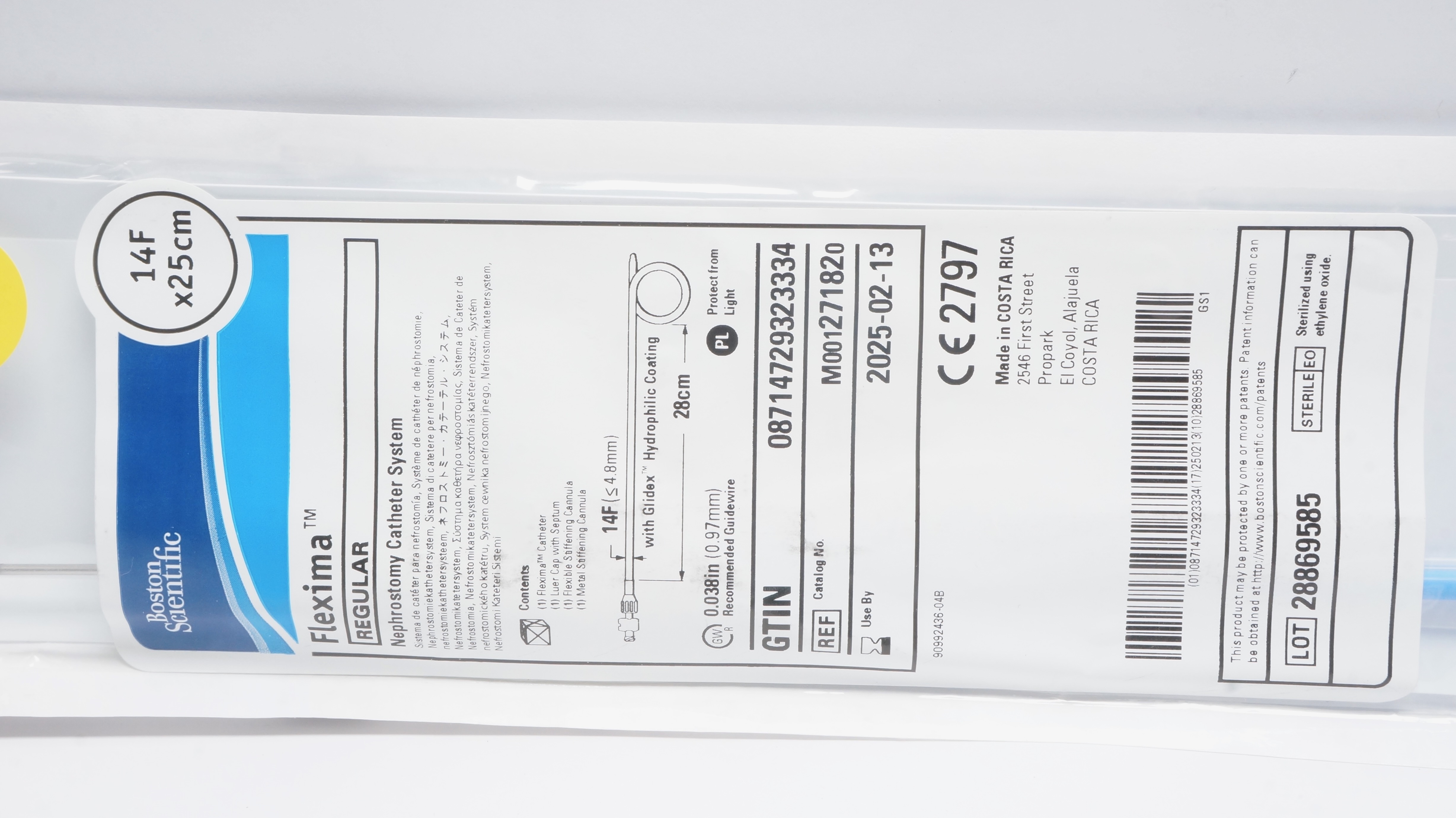 Boston Scientific M001271820 Flexima Nephrostomy Cath. System 14F x 25cm (x)