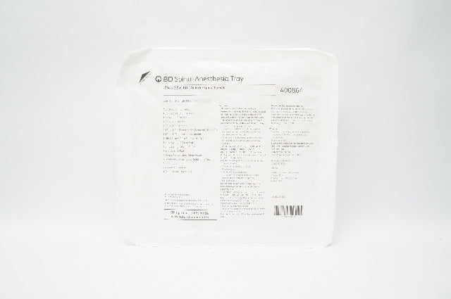 BD 400864 Spinal Anesthesia Tray Quincke Spinal Ndle 25 G - 3 1/2 in.