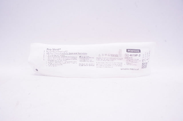 Smith Medical 4619P-2 Portex Pro-Vent Arterial Blood Sampling Kit (x)