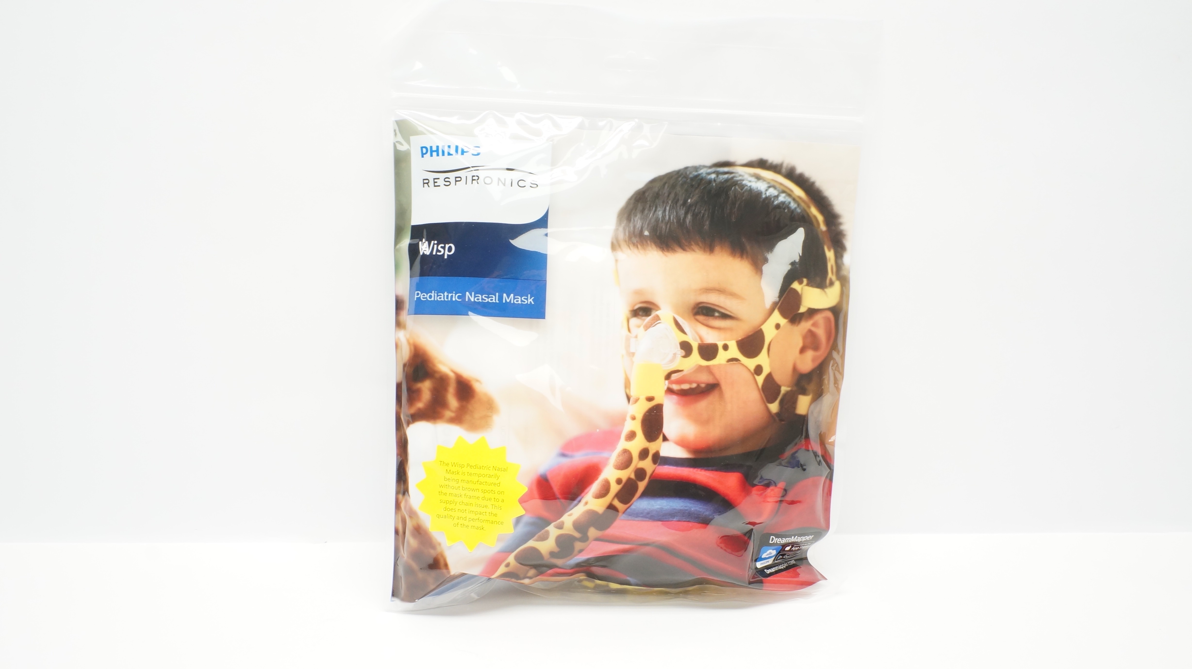 Respironics 1104953 Philips Wisp Pediatric NAsal Mask w/Headgear EE DOM