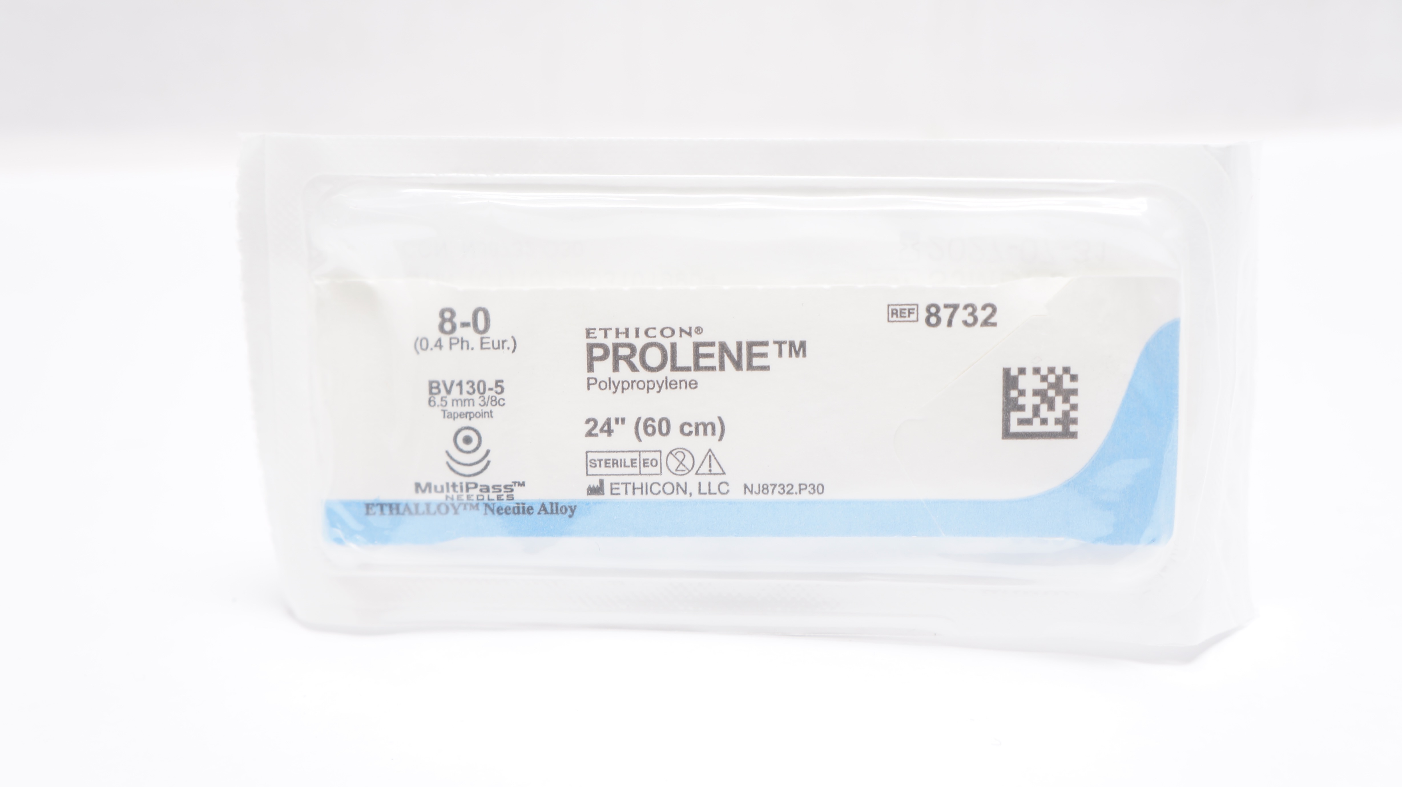 Ethicon 8732 8-0 PROLENE Stre BV130-5 6.5mm x 3/8c Taperpoint 24inch