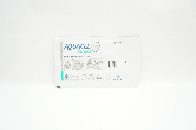 ConvaTec 412010 AquacelAg Surgical Cover Dressing Sterile 3.5in x 6in (x)