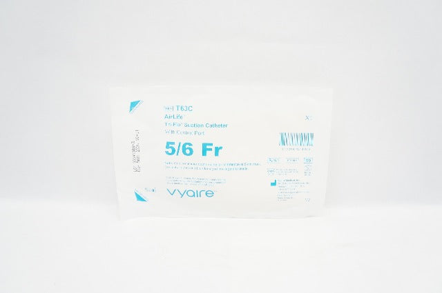 Vyaire T63C AirLife Tri-Flo Suction Cath. w/Control Port, 5/6Fr