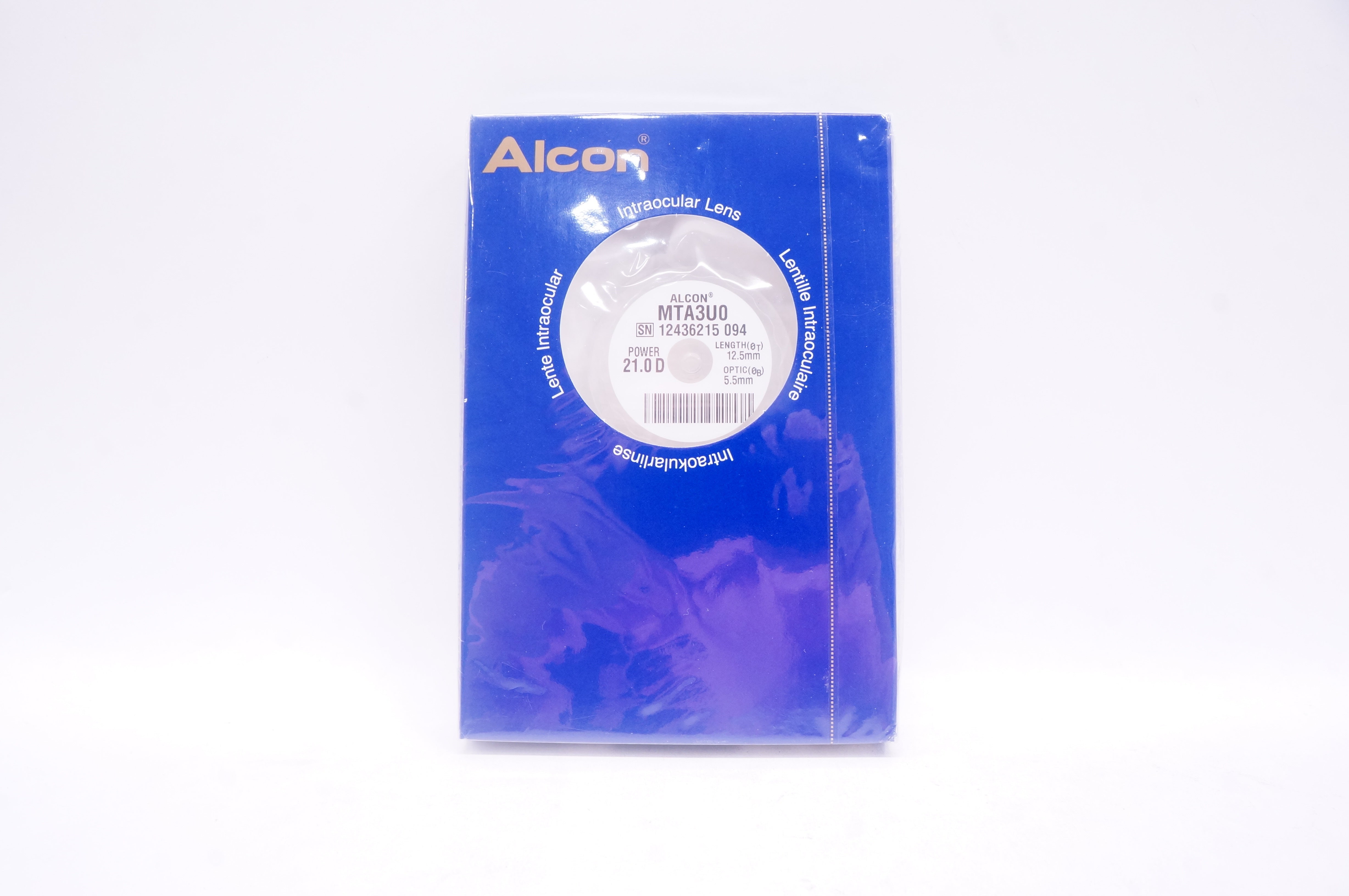 Alcon MTA3UO Intraocular Lens 21.0D 12.5 x 5.5mm (x)