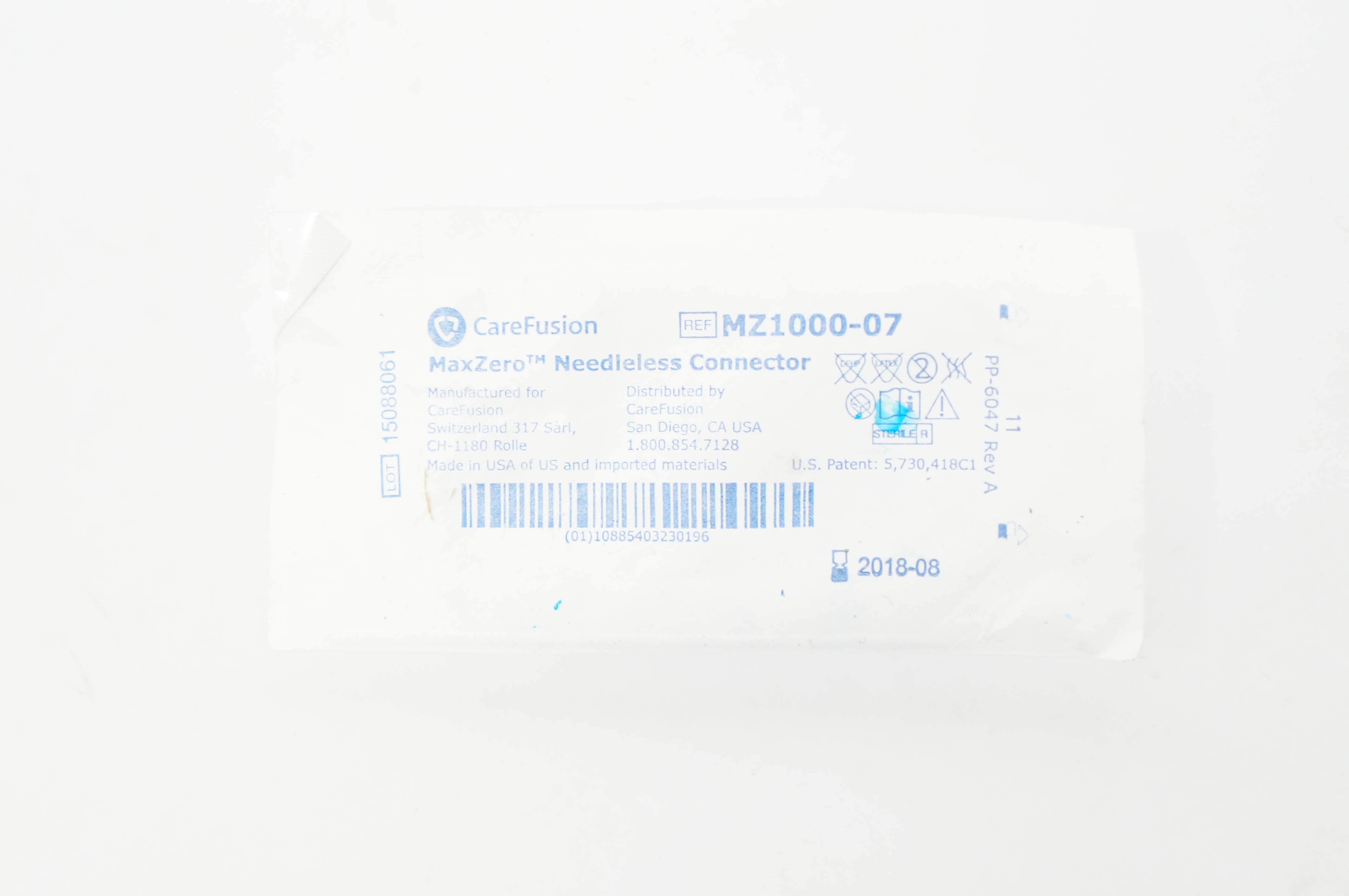 BD MZ1000-07 MaxZero Ndleless Connector (x)
