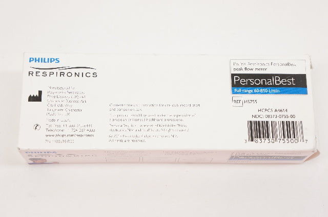 Philips HS755 Respironics Personal Best Peak Flow Meter, Full Range 60-810L/min