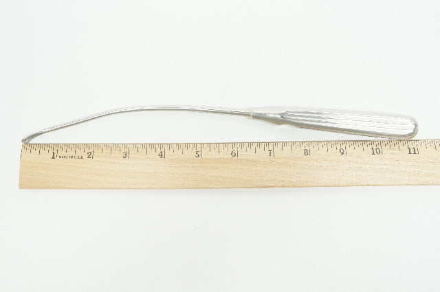 Jarit 500-301 Thomas Uterine Sharp Wide Loop Curette 11inch, Size 1