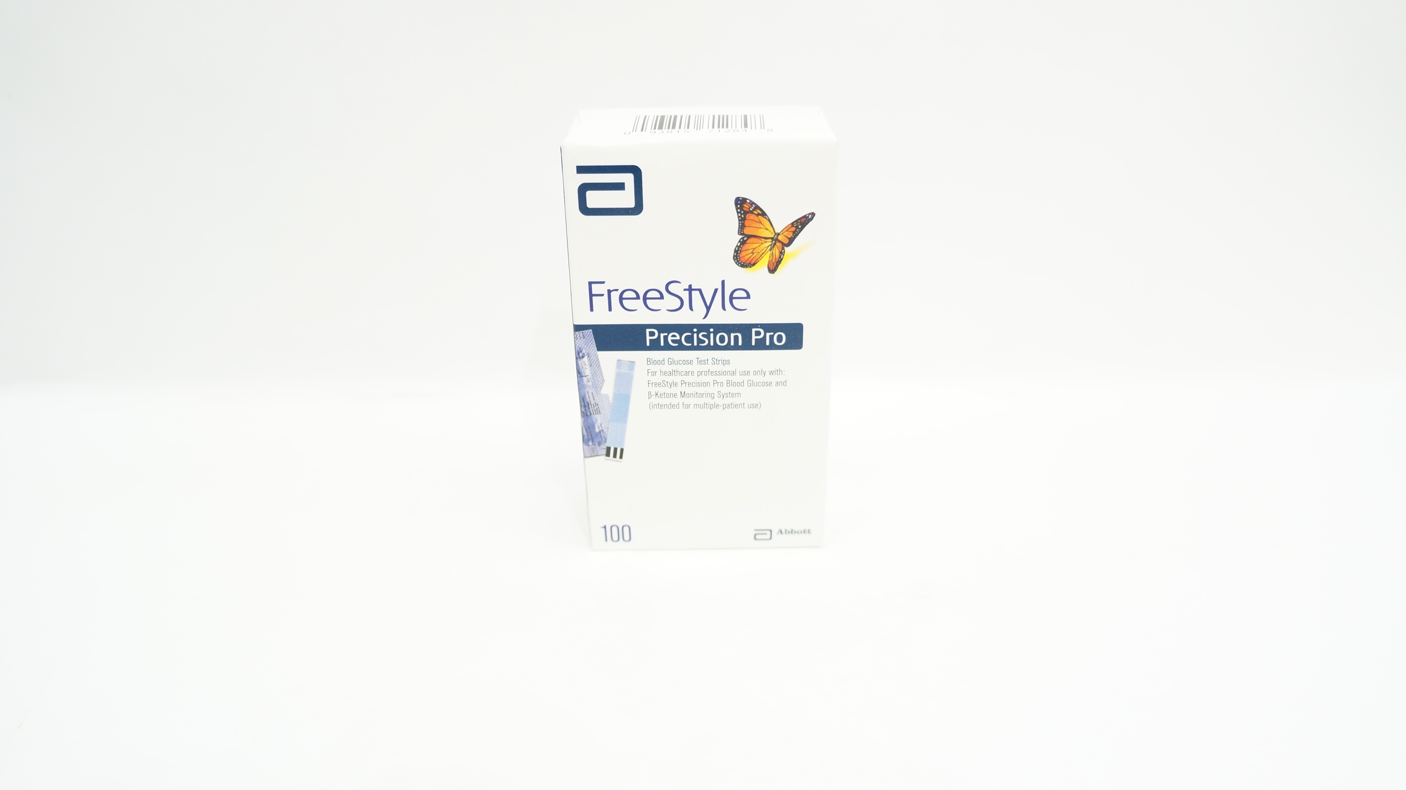 Abbott 71284-70 FreeStyle Precision Pro Blood Glucose Test Strips (x)-Box of 100