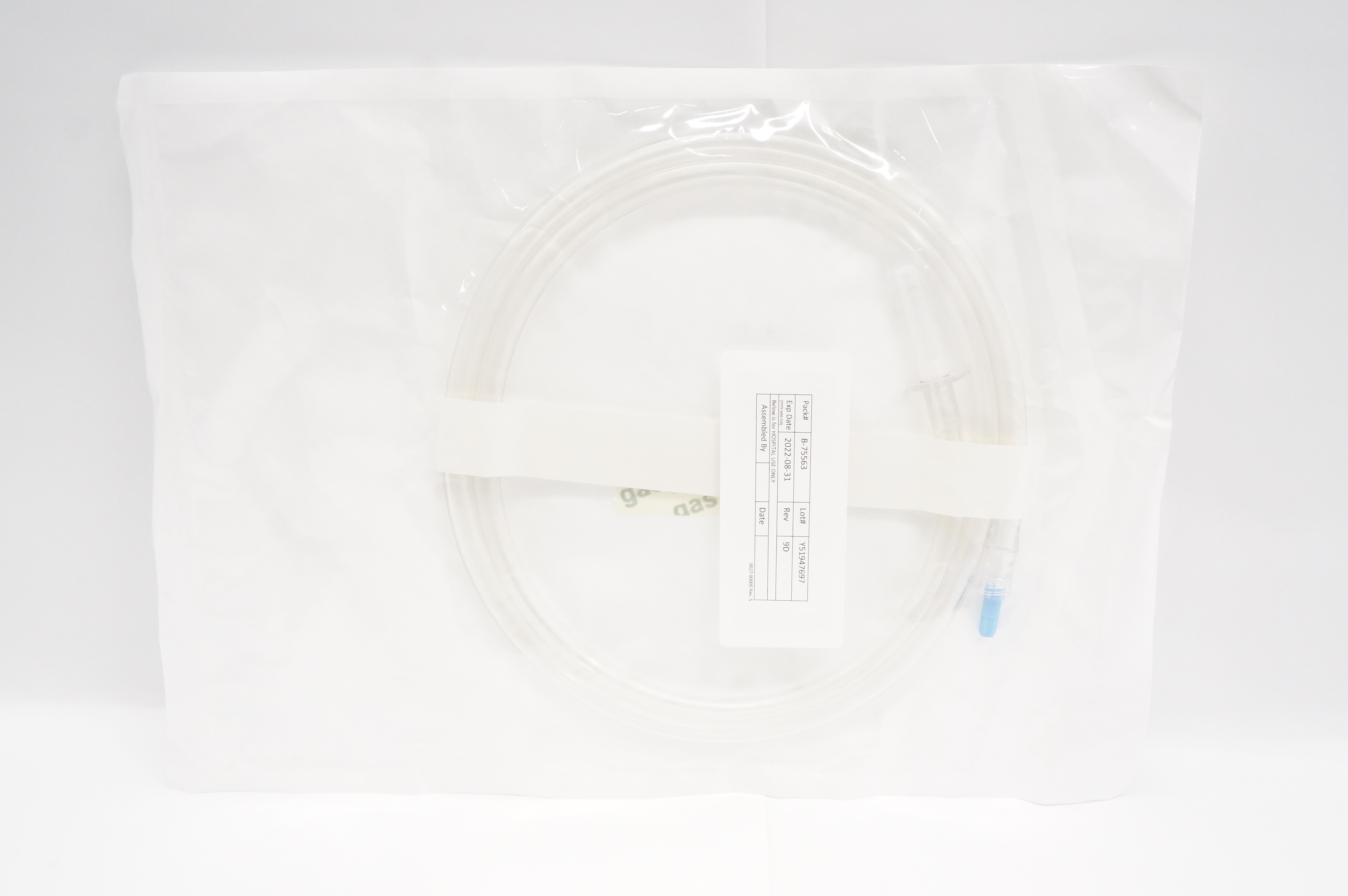 B75563 Pack For Hospital Use Only