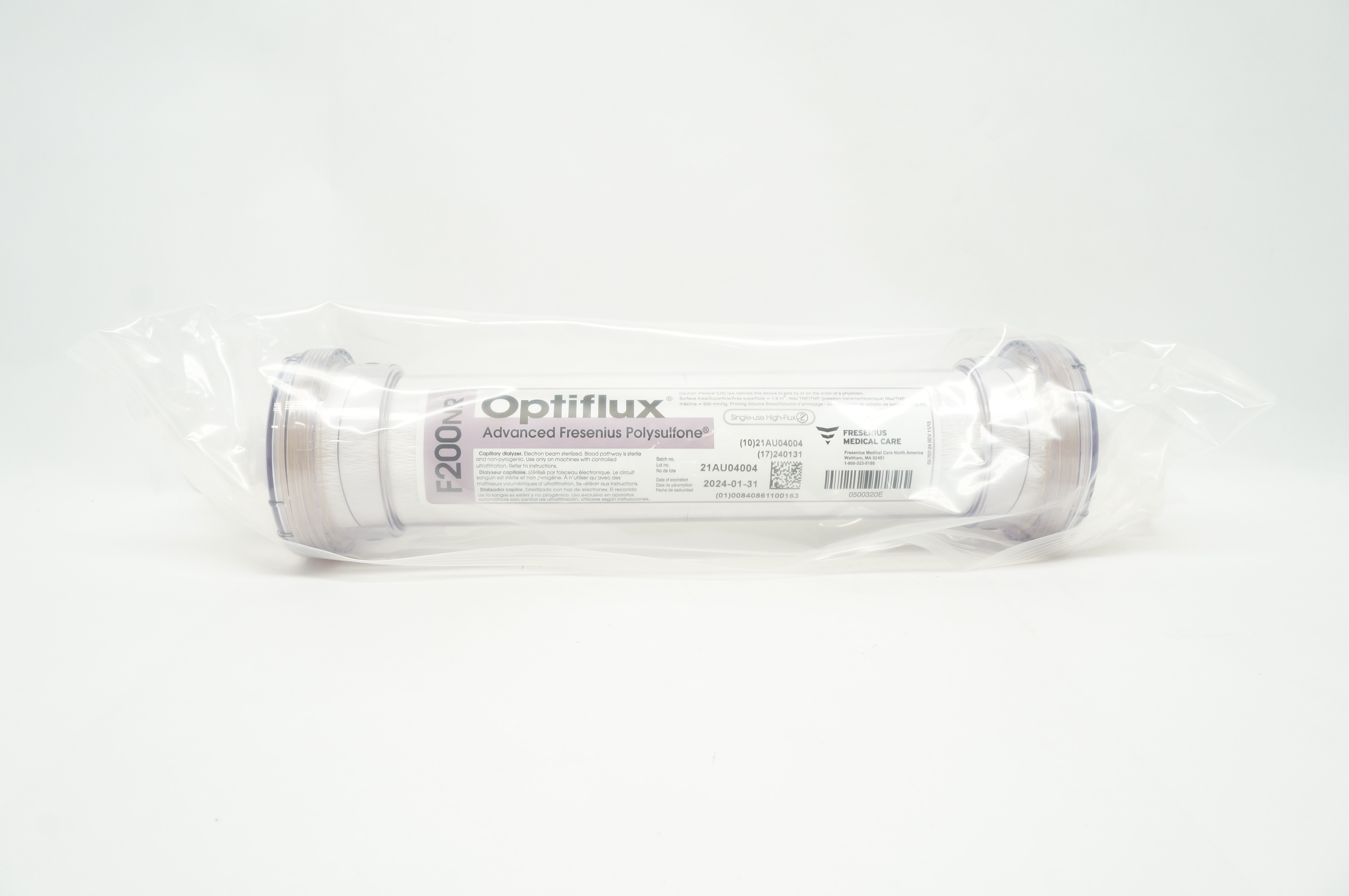 Fresenius Medical Care F200NR Optiflux Advanced Fresenius Polysulfone