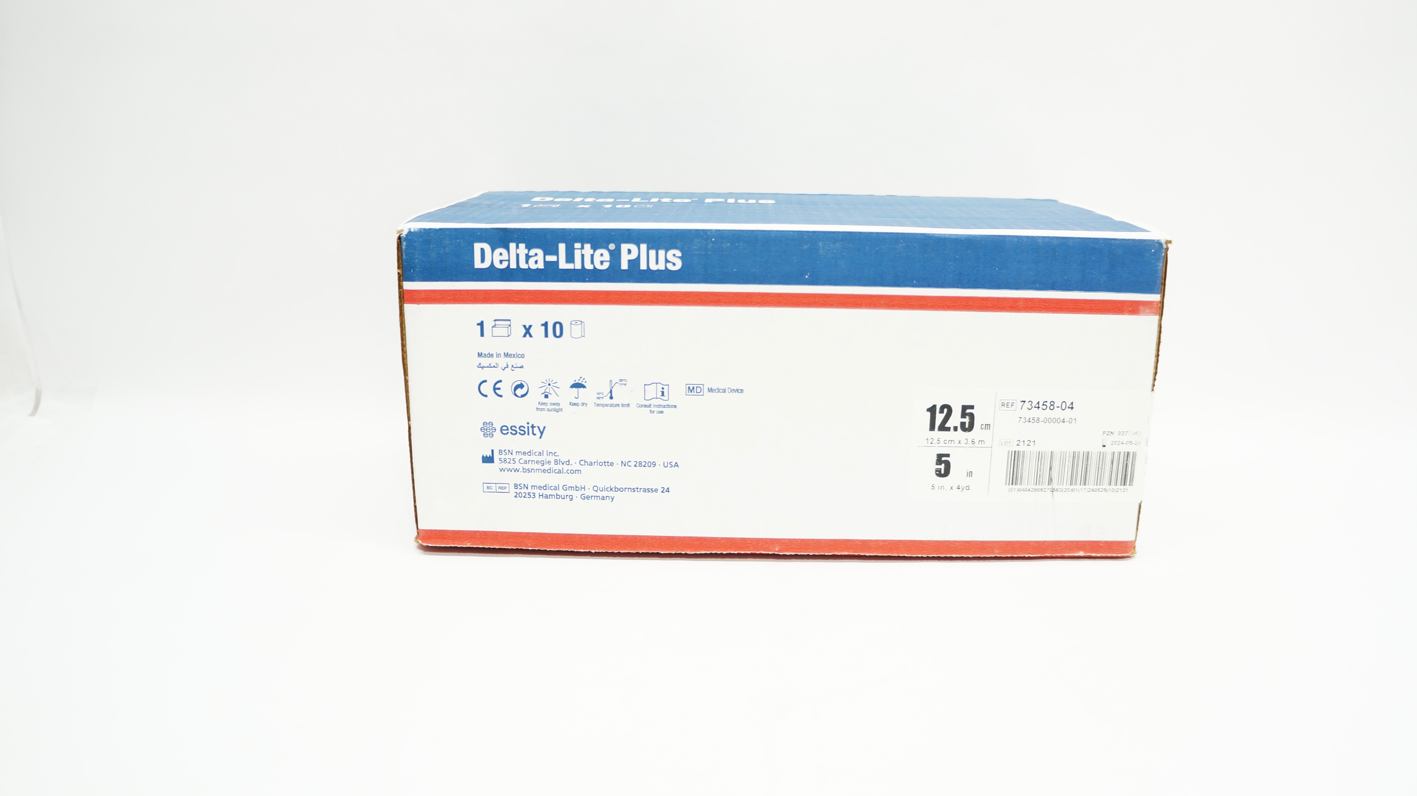 BSN Medical 73458-04 Delta-Life Plus Faberglass Cast Tape 5inch x 4yd- Box of 10