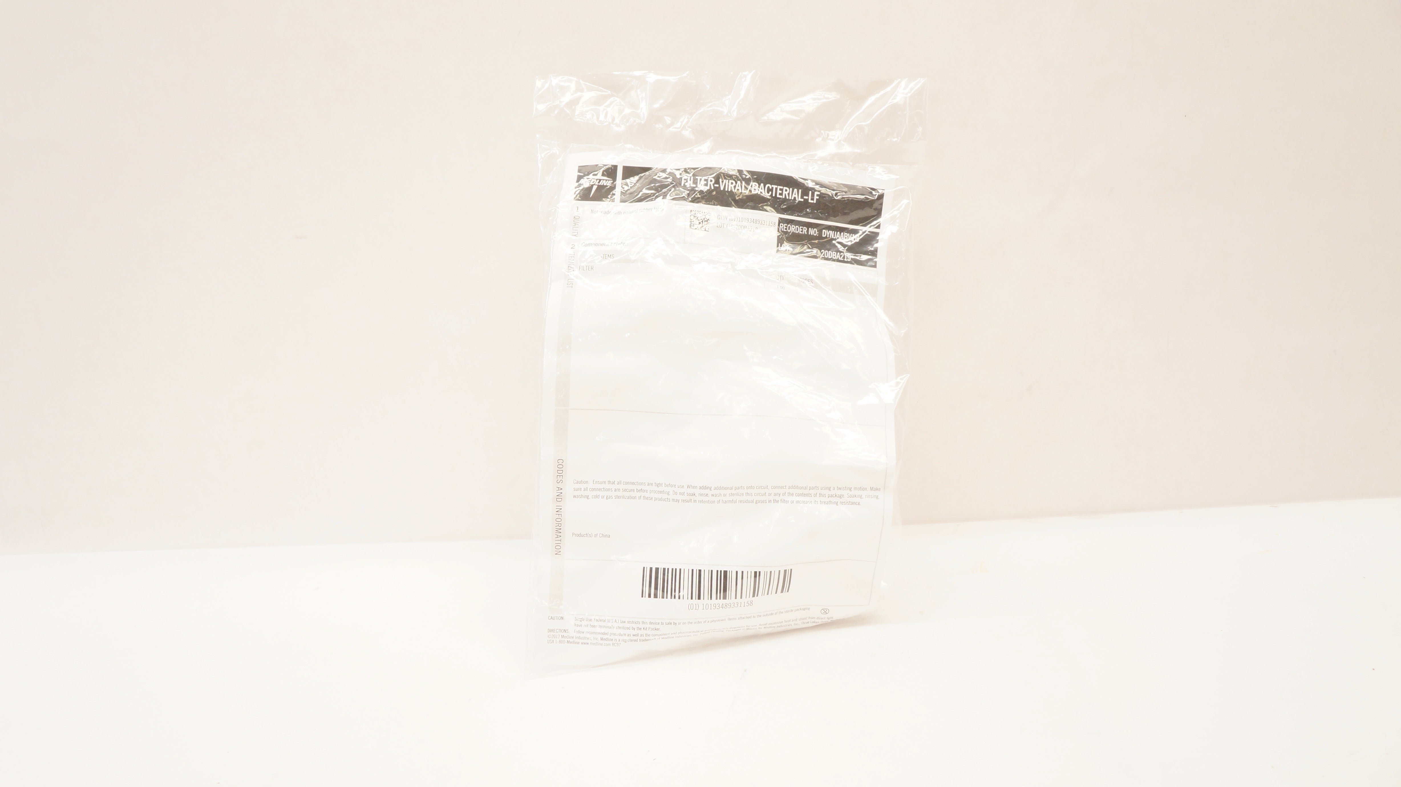 Medline DYNJAABV1B Filter-Viral/Bacterial LF