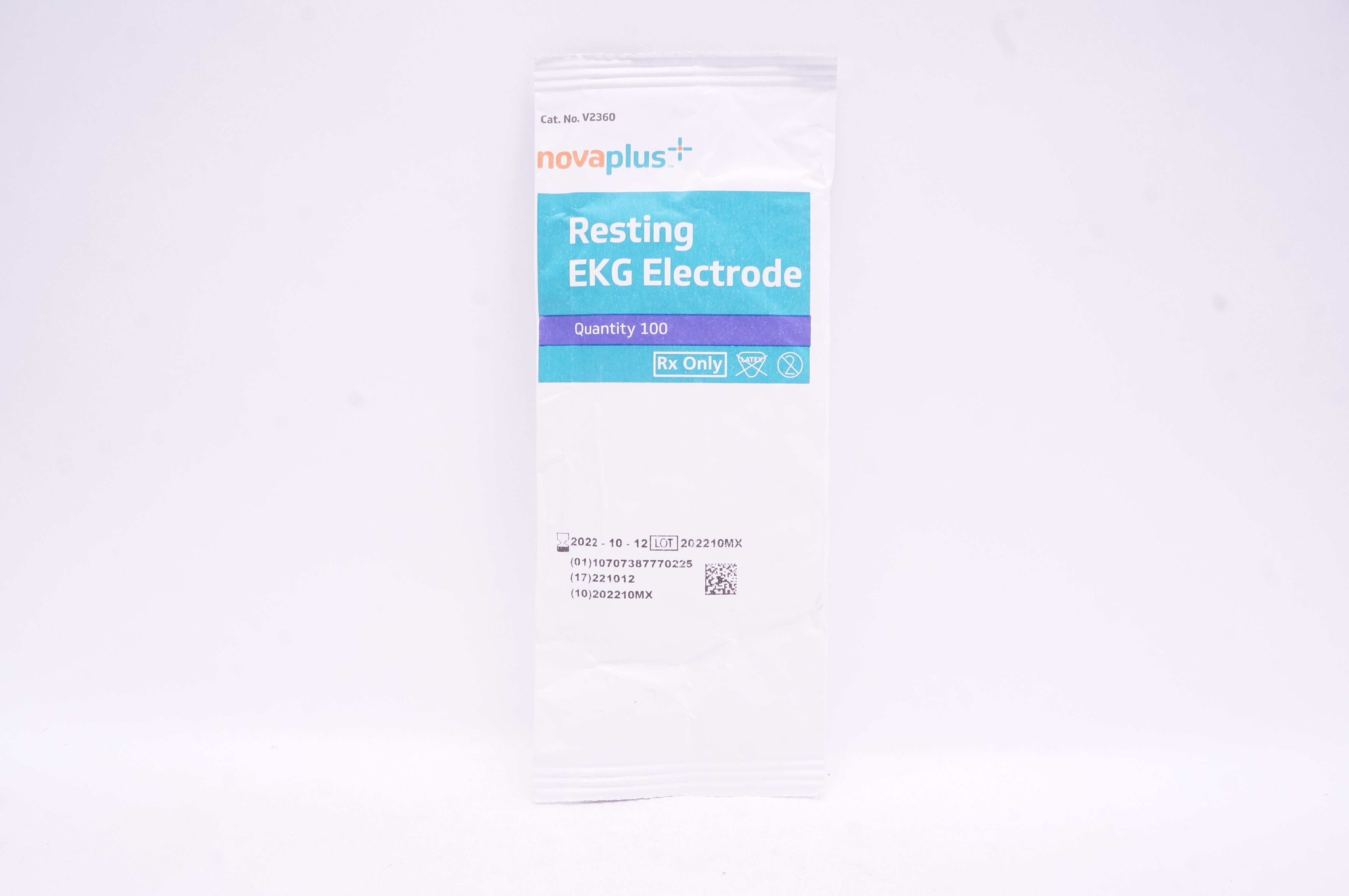 Novaplus V2360 Resting EKG Electrode (x) - Pack of 100